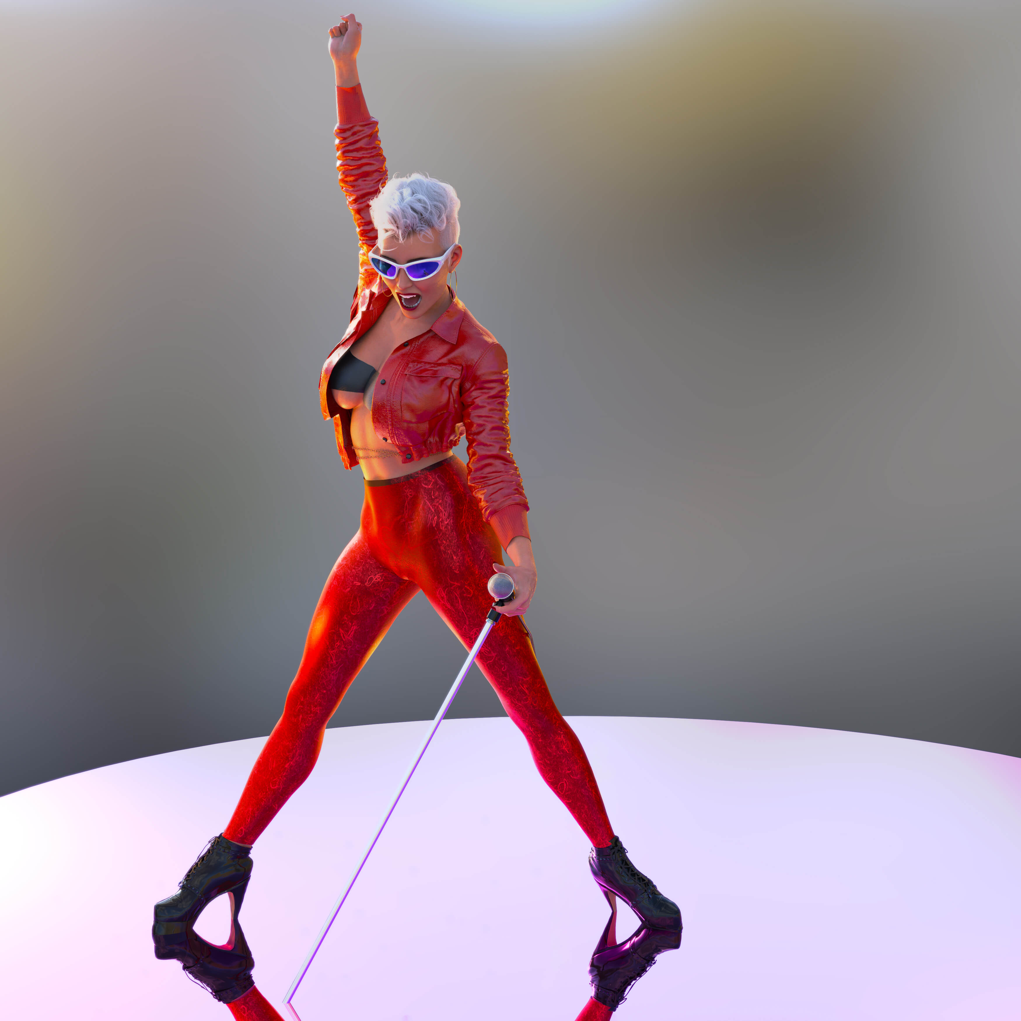 American Idol 3D Render, Digital Artwork by Voxxa