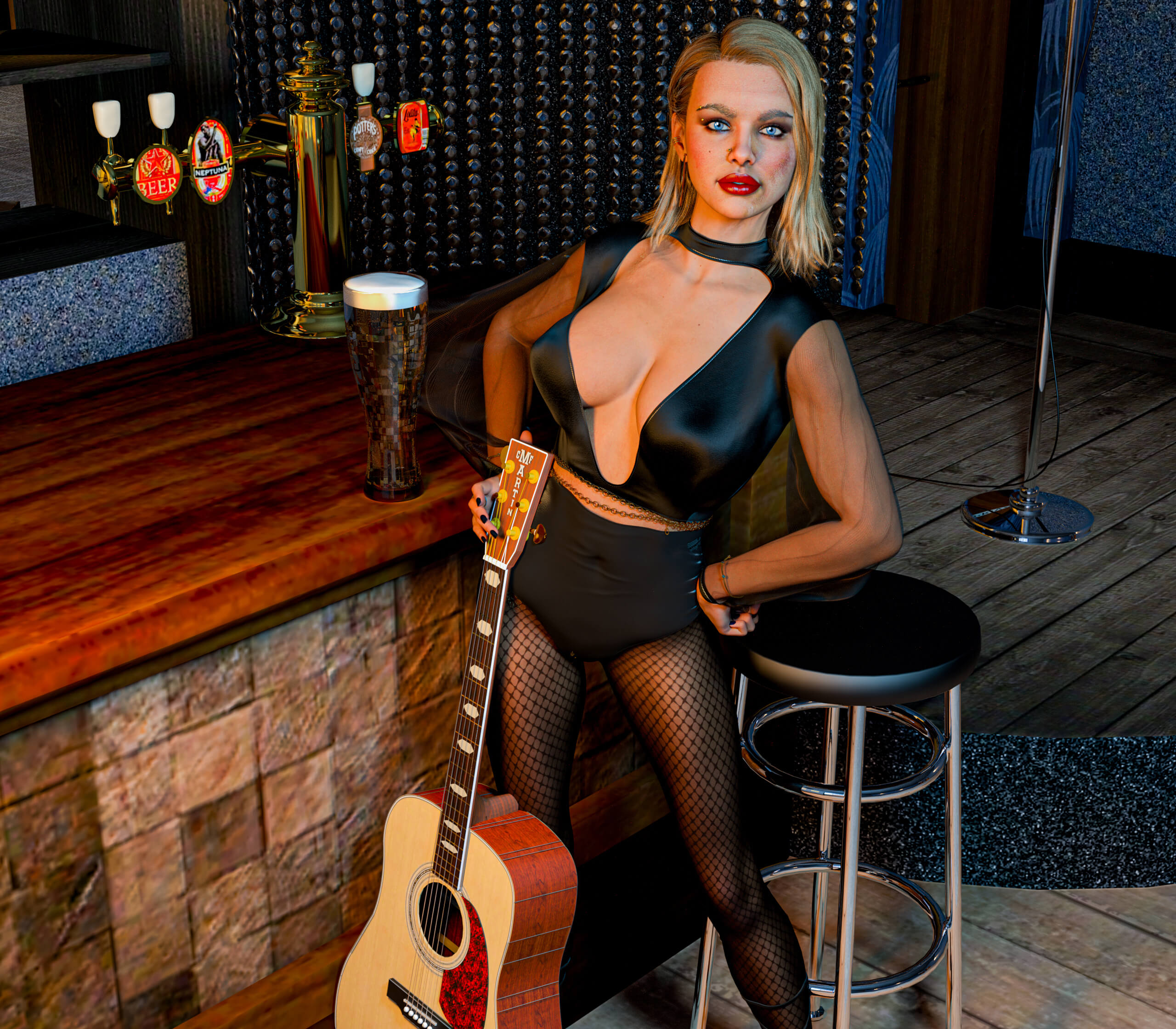 CILLA 3D Render, Digital Artwork by Voxxa