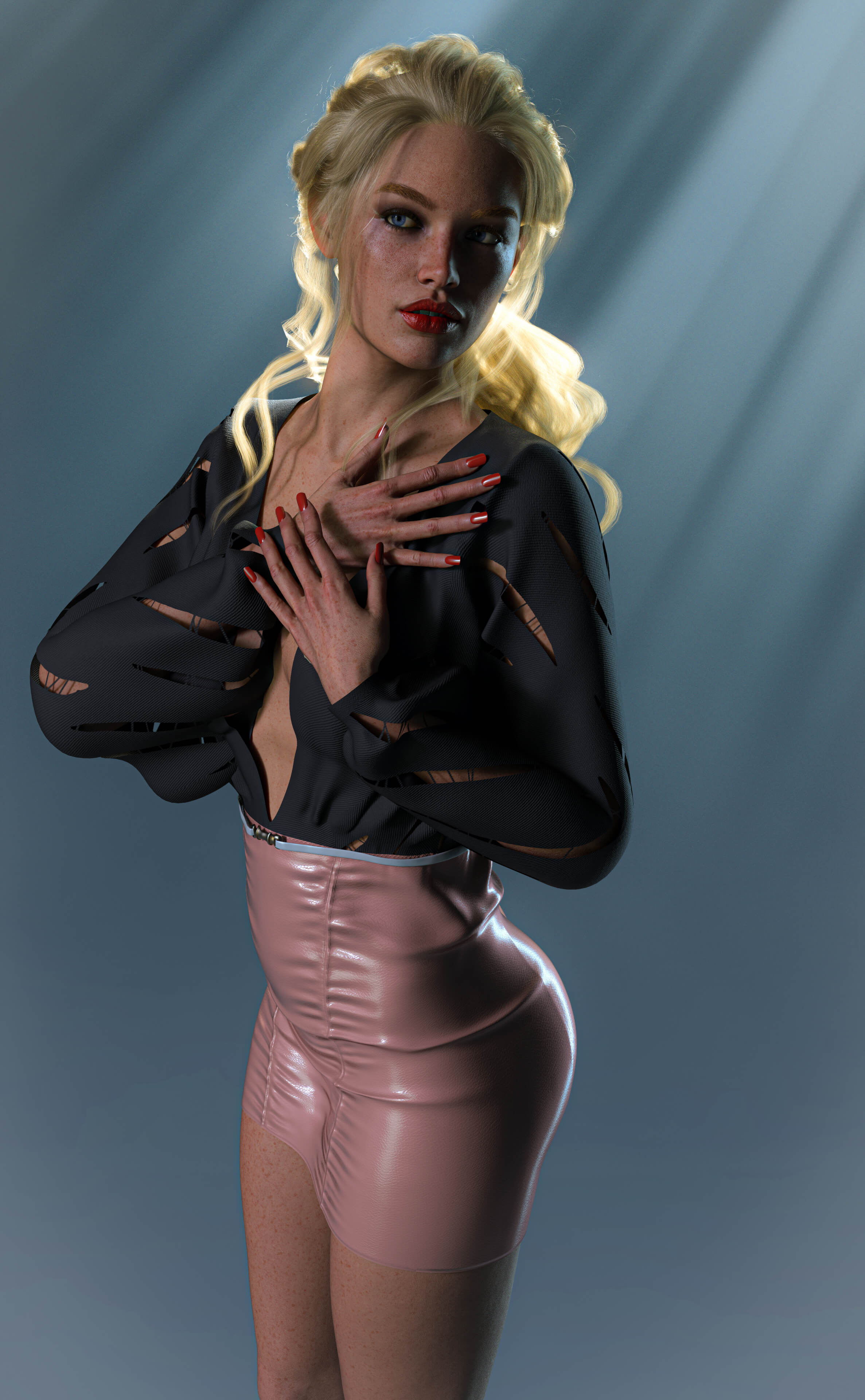 FIRST ATTEMPT WITH VICTORIA 9 3D Render, Digital Artwork by Voxxa