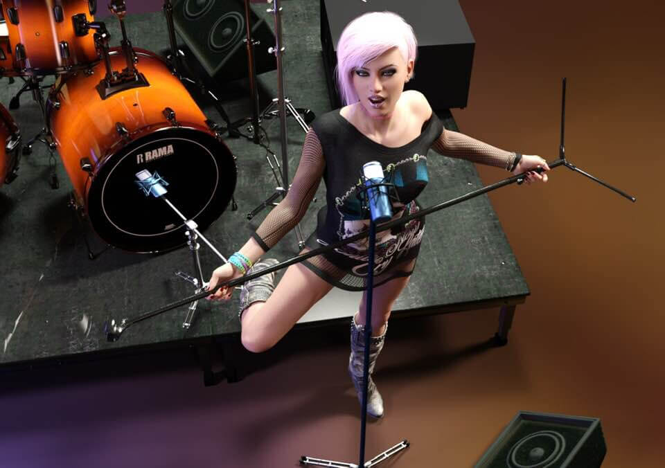 THE SASSY DOLLS 3D Render, Digital Artwork by Voxxa