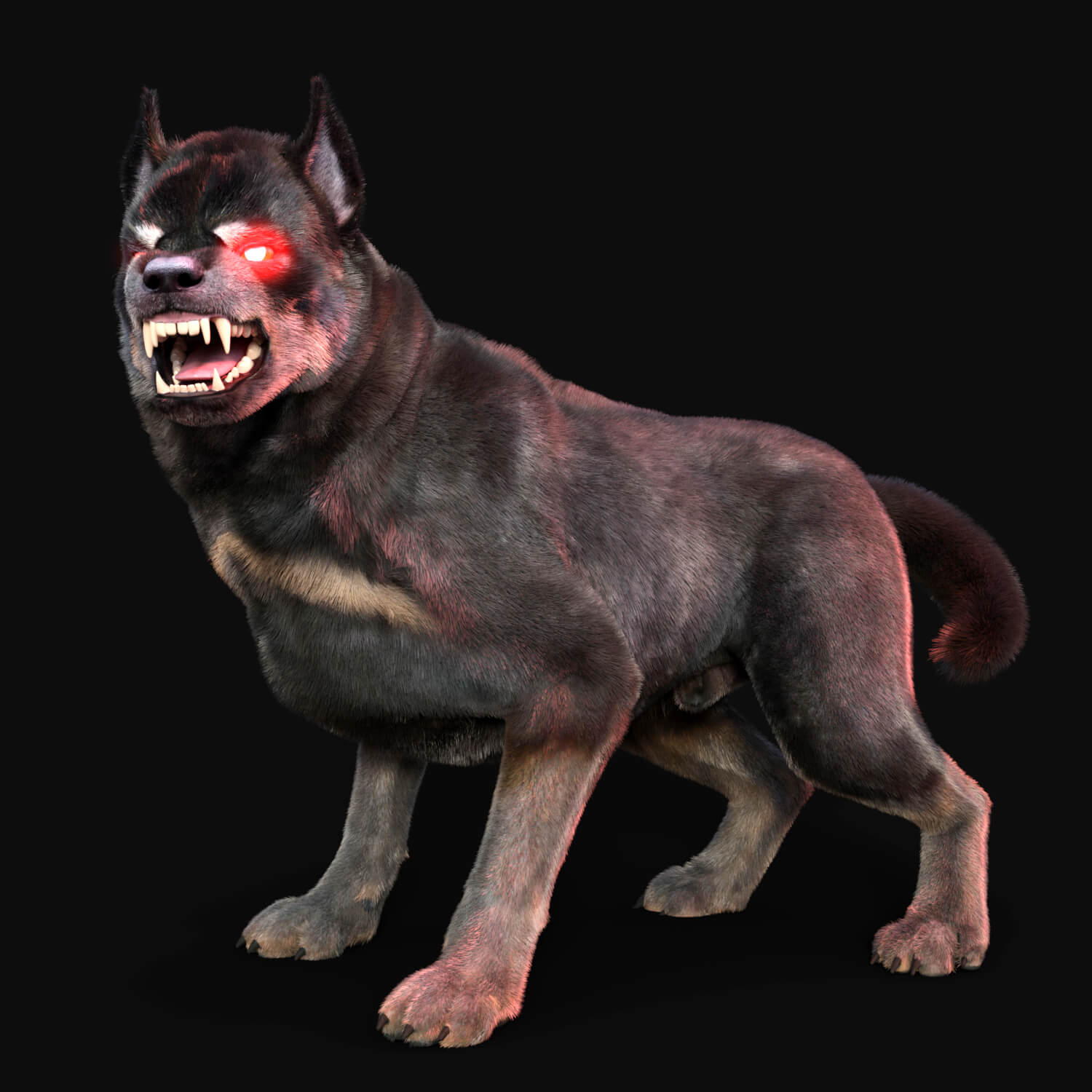 Hell Dog for Vyu Hyena Spotted Daz Content
