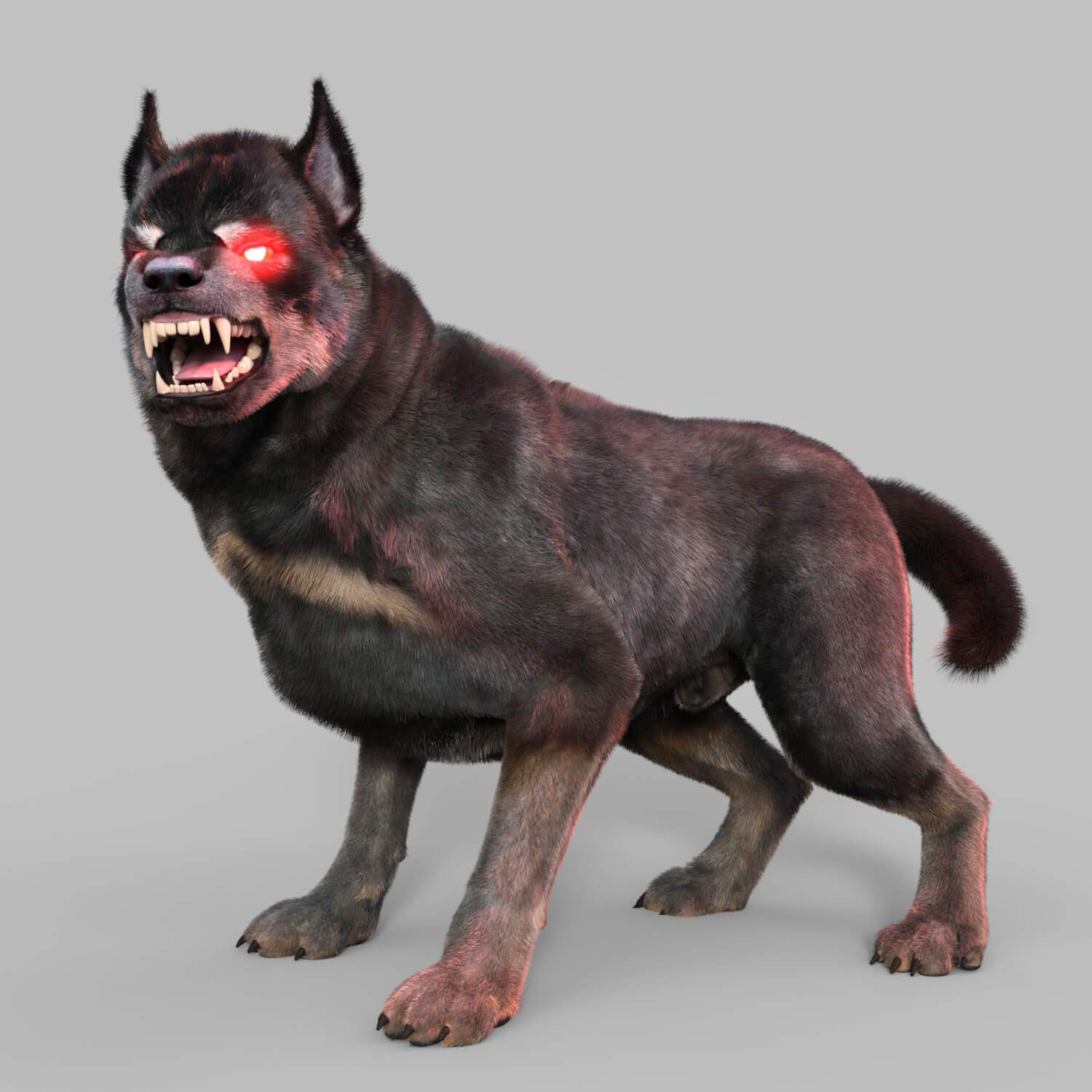 Hell Dog for Vyu Hyena Spotted Daz Content