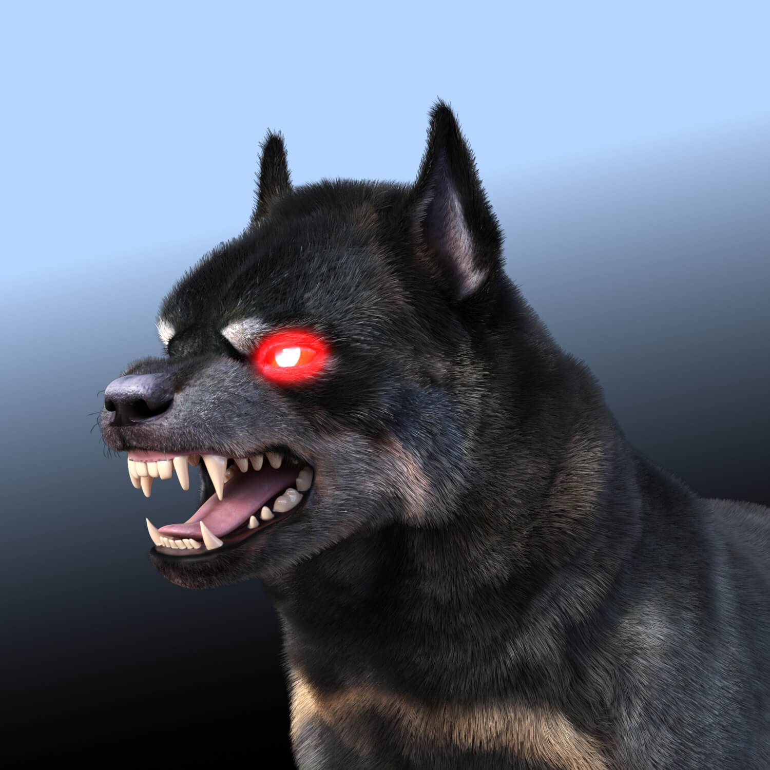 Hell Dog for Vyu Hyena Spotted Daz Content