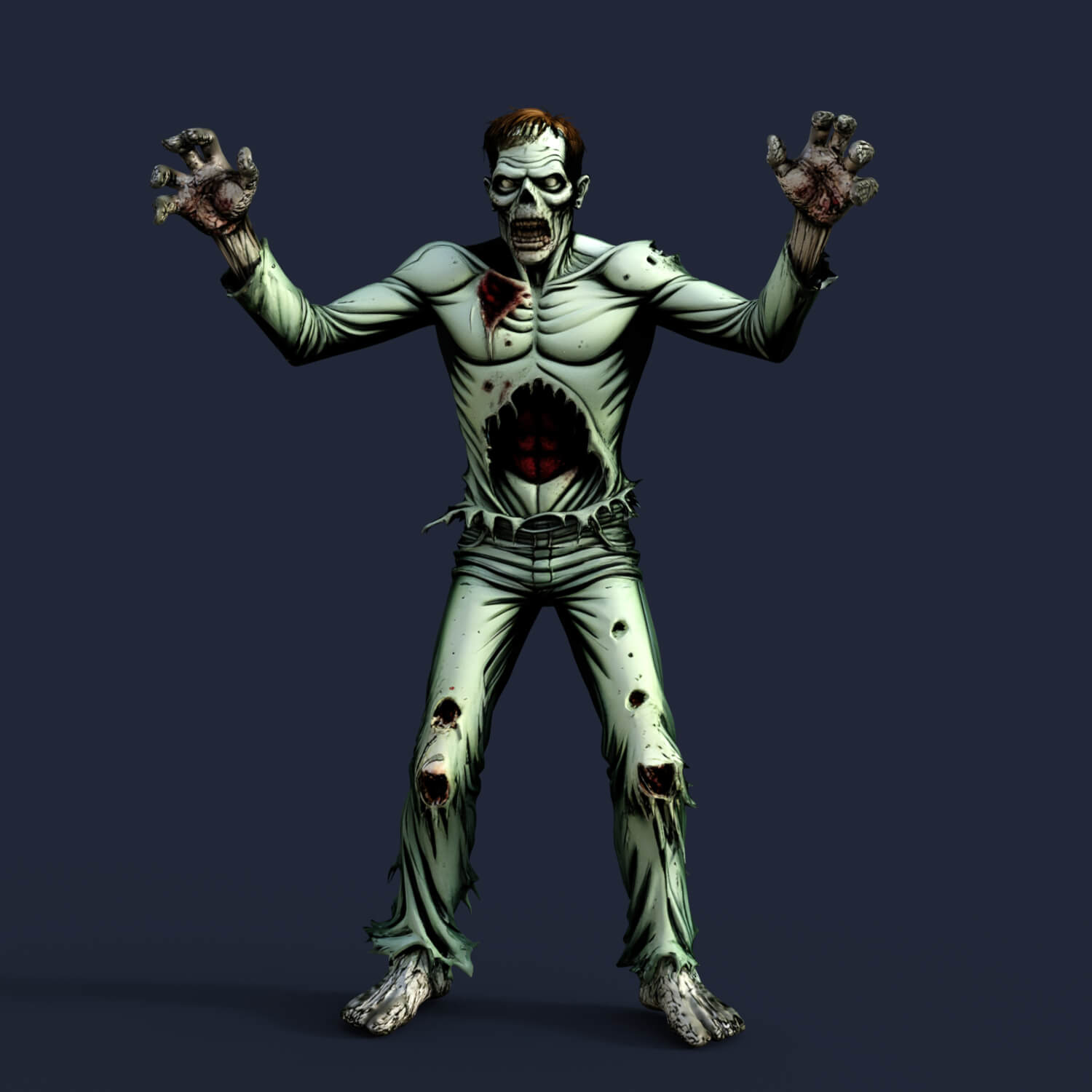 Zombie Creature Daz Content