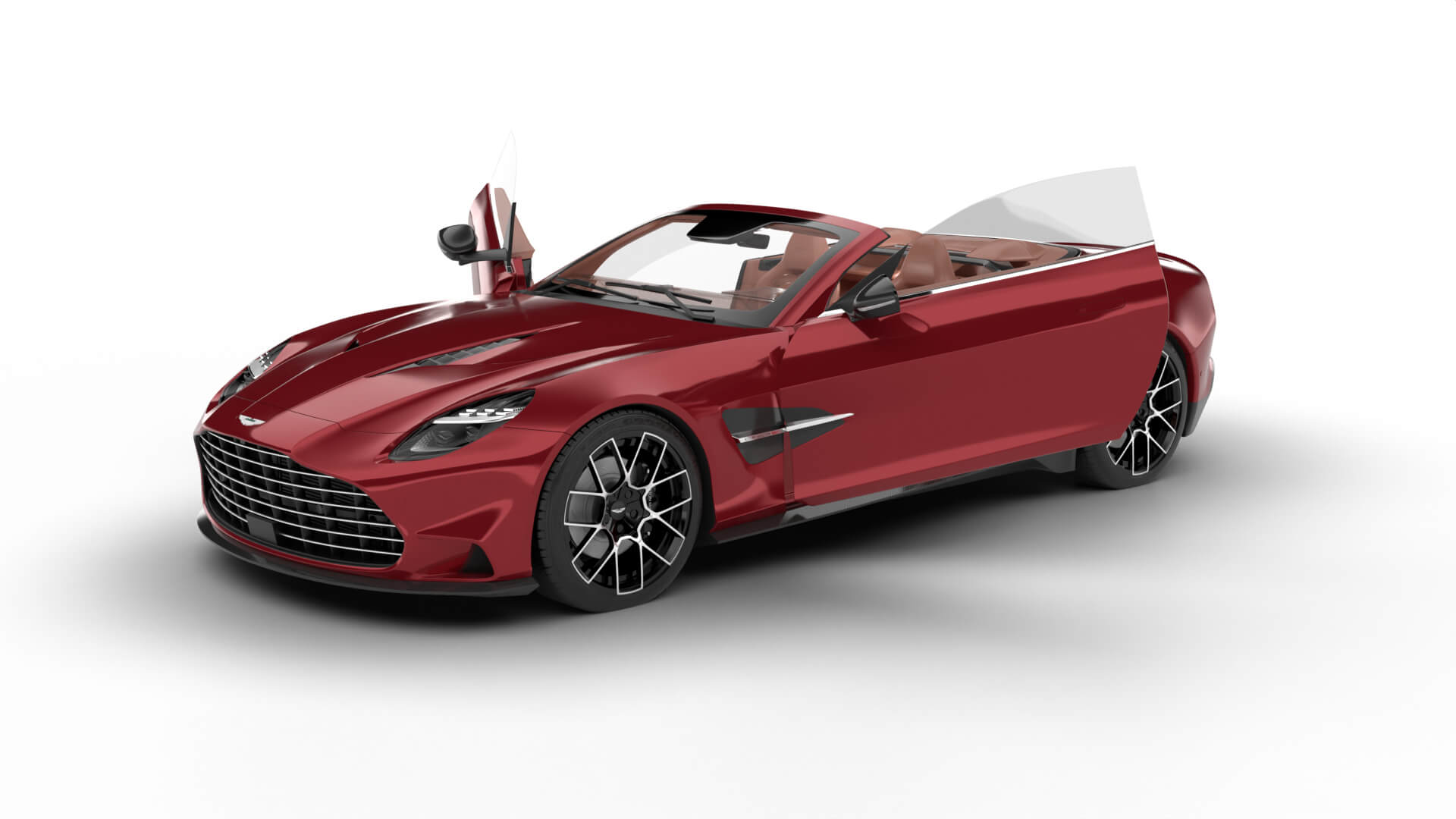 Aston Martin Vanquish Volante 2026 HQ 3D Model