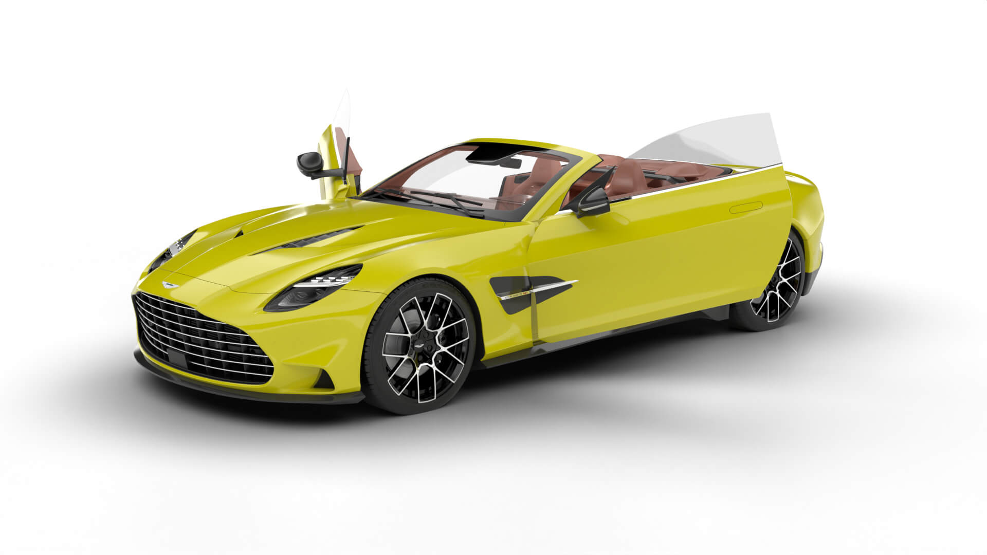 Aston Martin Vanquish Volante 2026 HQ 3D Model
