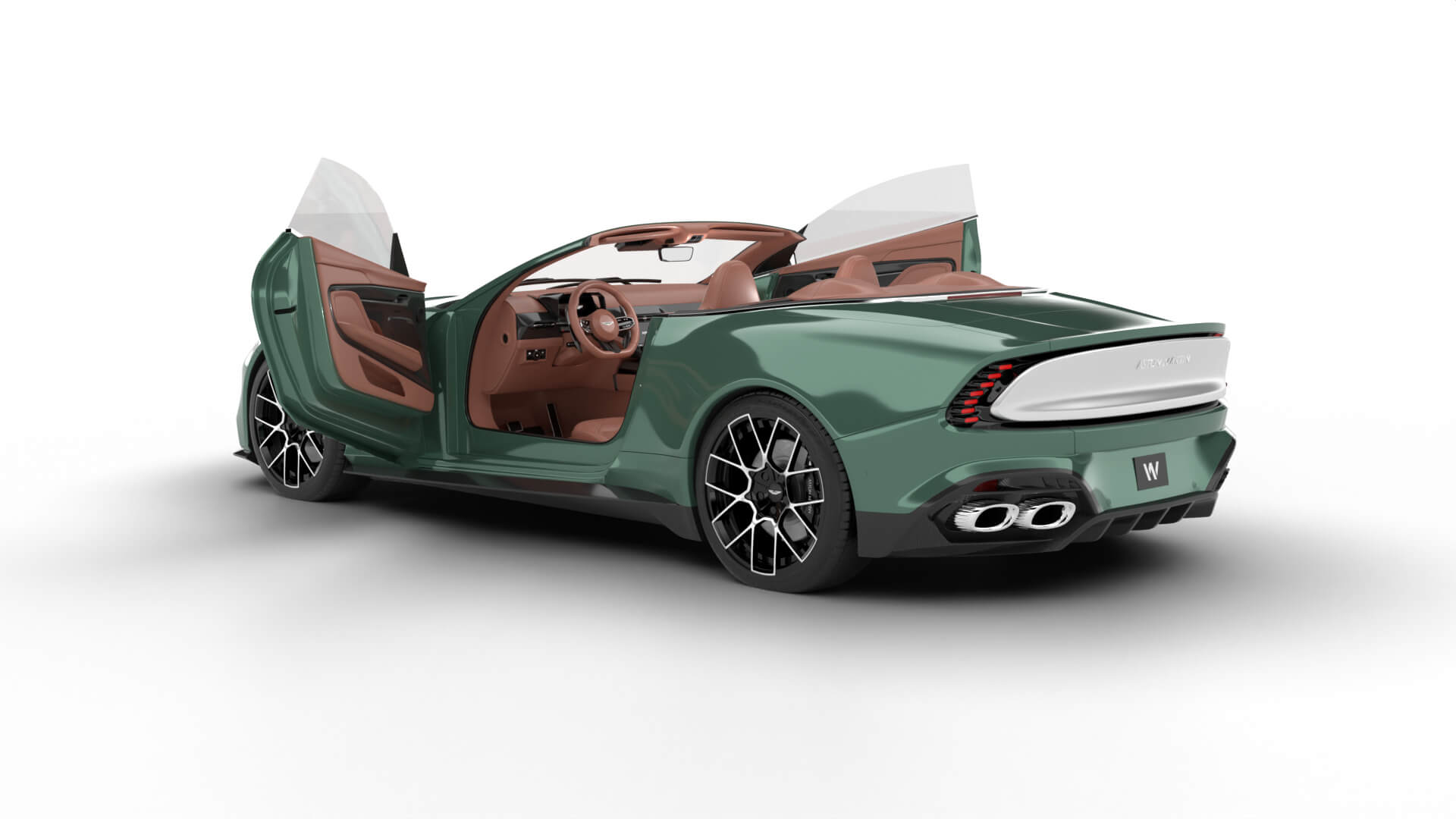 Aston Martin Vanquish Volante 2026 HQ 3D Model