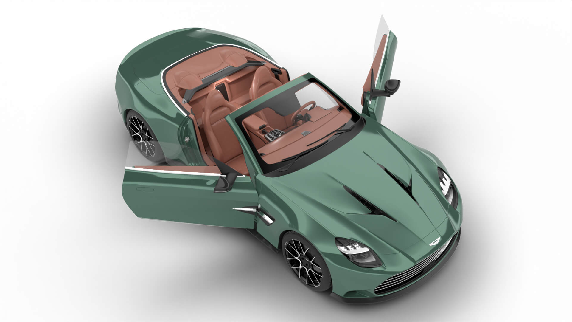 Aston Martin Vanquish Volante 2026 HQ 3D Model