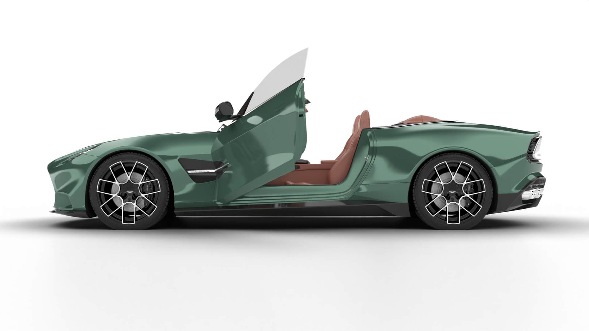 Aston Martin Vanquish Volante 2026 HQ 3D Model