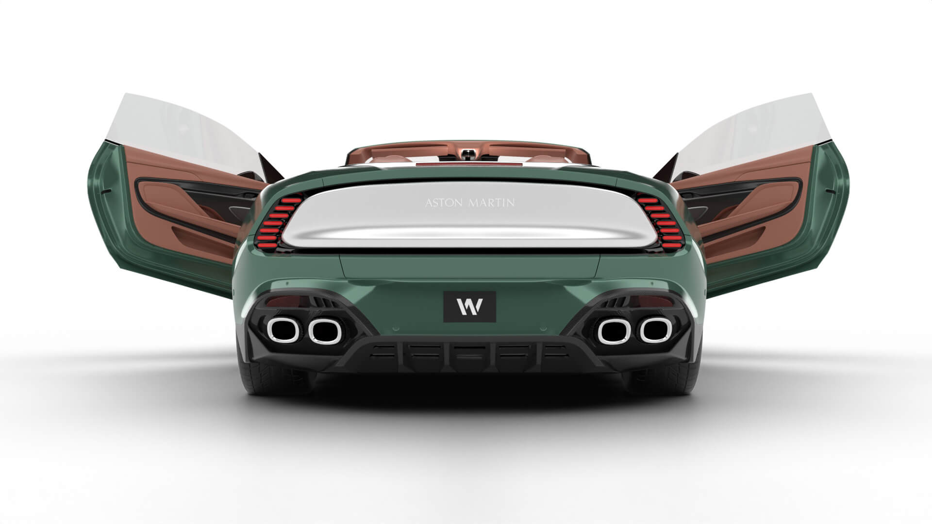 Aston Martin Vanquish Volante 2026 HQ 3D Model
