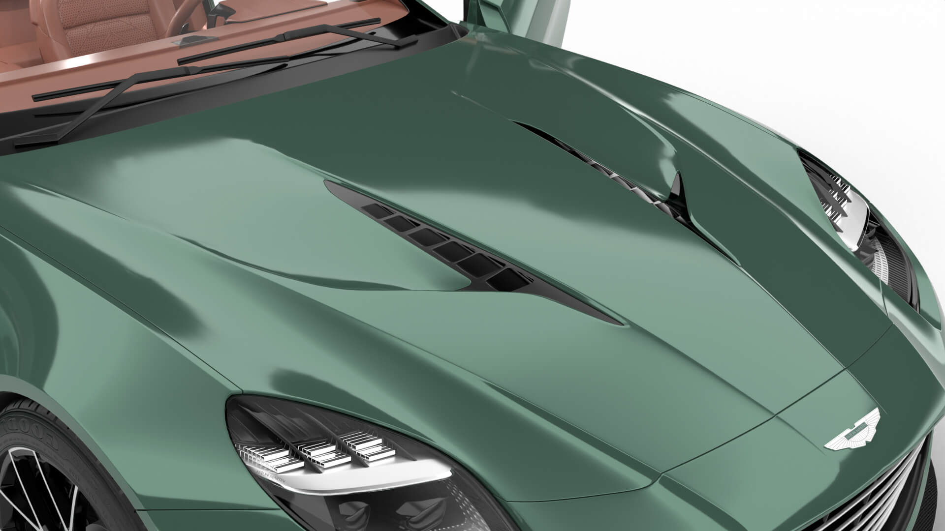 Aston Martin Vanquish Volante 2026 HQ 3D Model