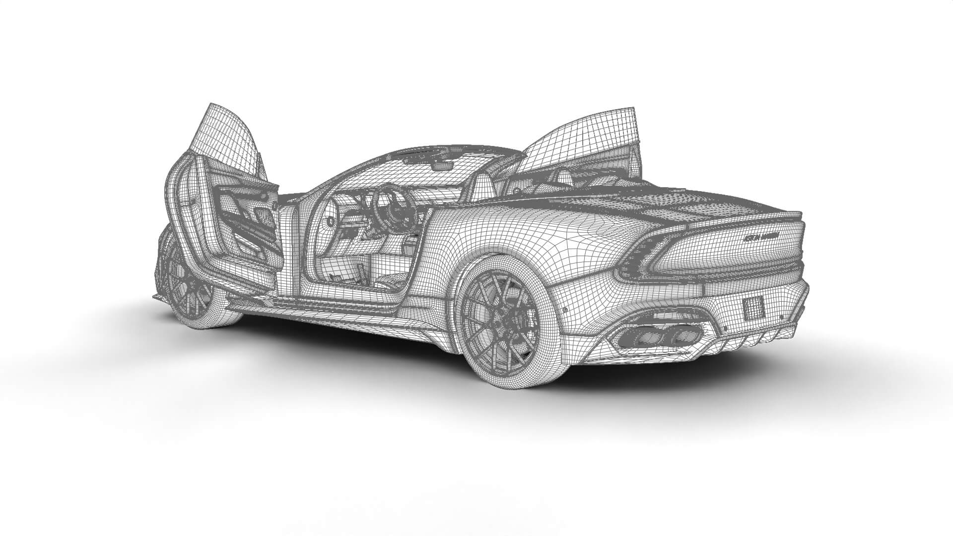 Aston Martin Vanquish Volante 2026 HQ 3D Model