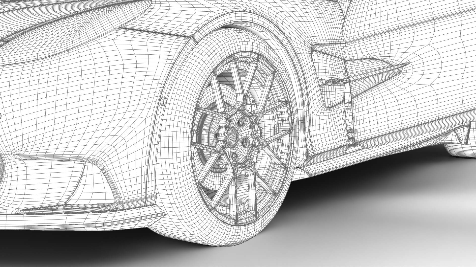 Aston Martin Vanquish Volante 2026 HQ 3D Model