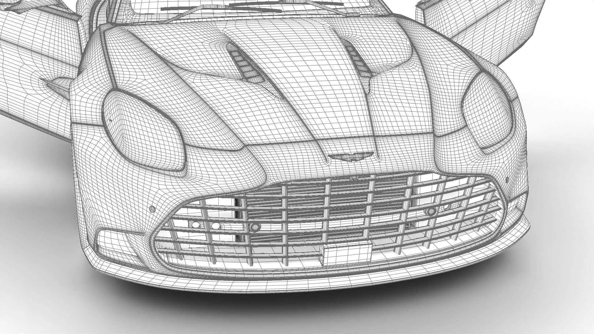 Aston Martin Vanquish Volante 2026 HQ 3D Model