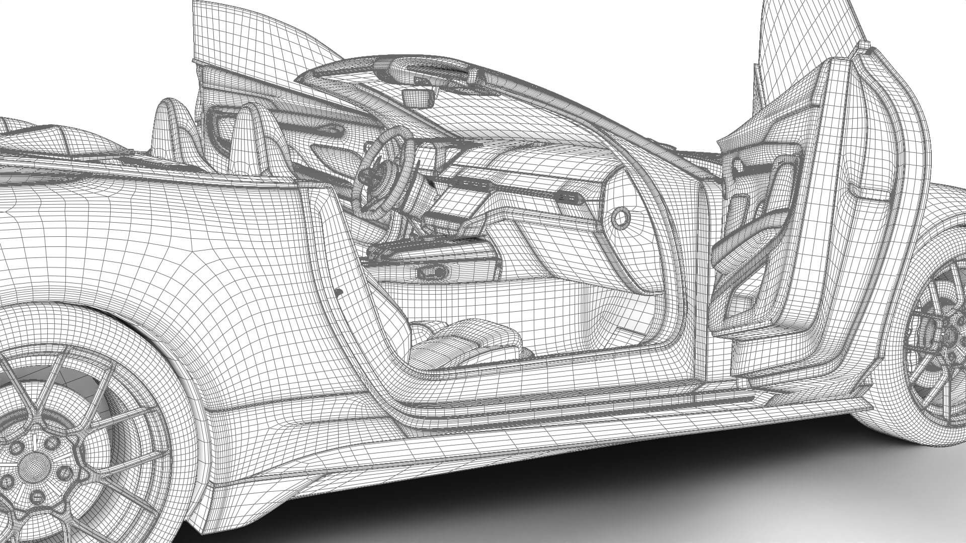 Aston Martin Vanquish Volante 2026 HQ 3D Model