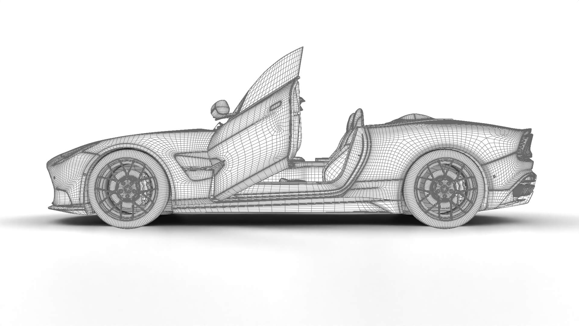 Aston Martin Vanquish Volante 2026 HQ 3D Model