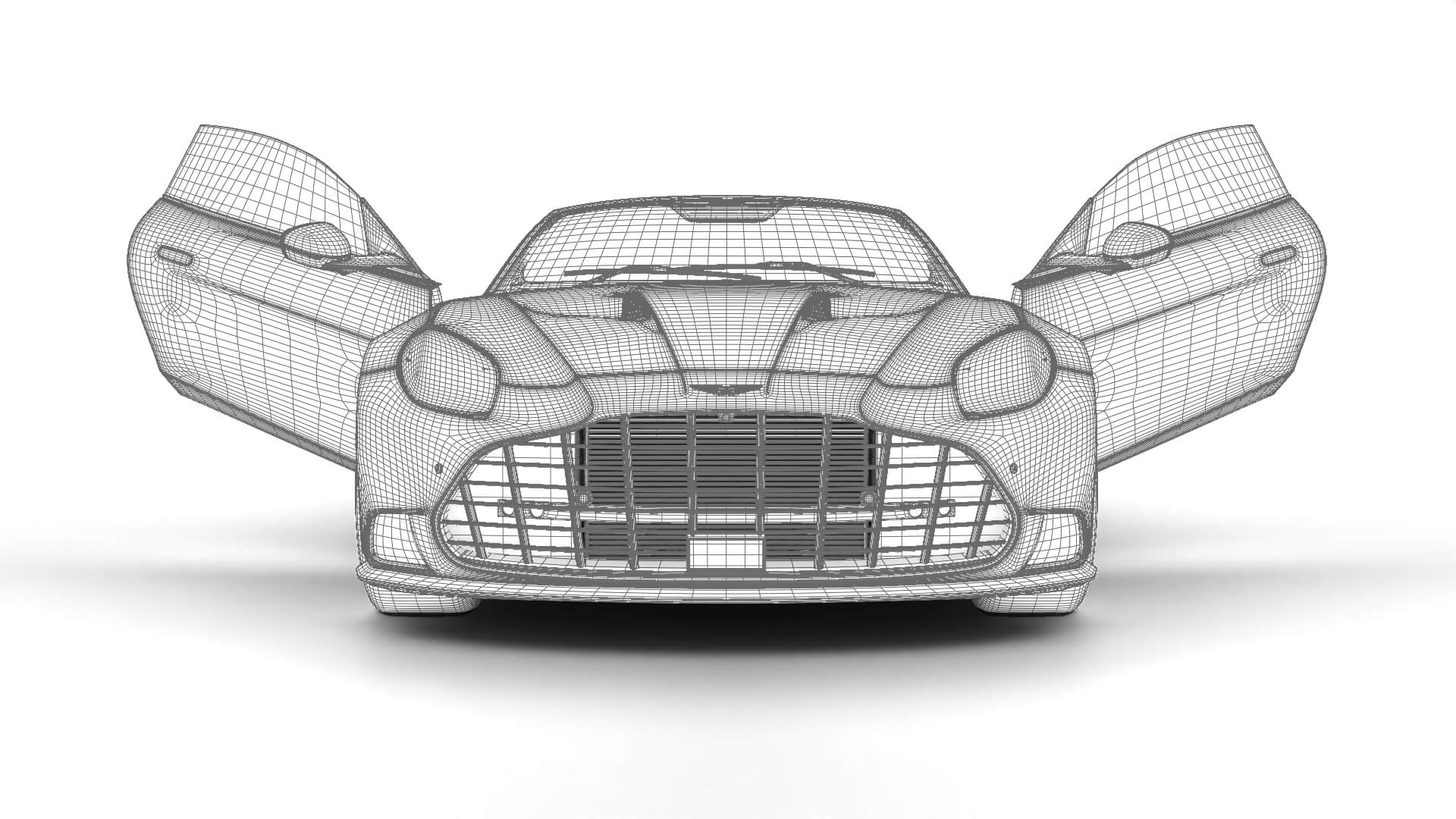 Aston Martin Vanquish Volante 2026 HQ 3D Model