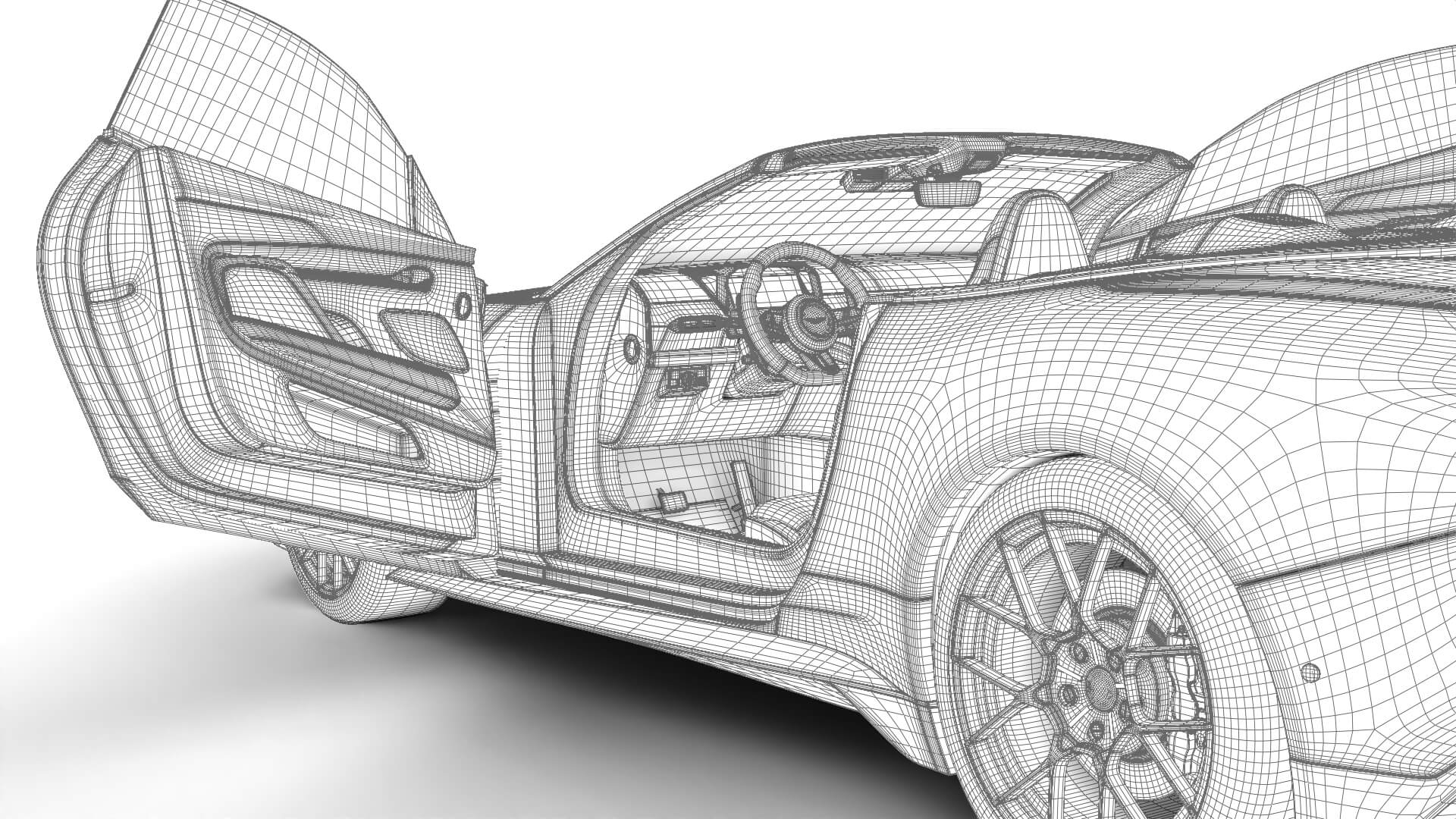 Aston Martin Vanquish Volante 2026 HQ 3D Model