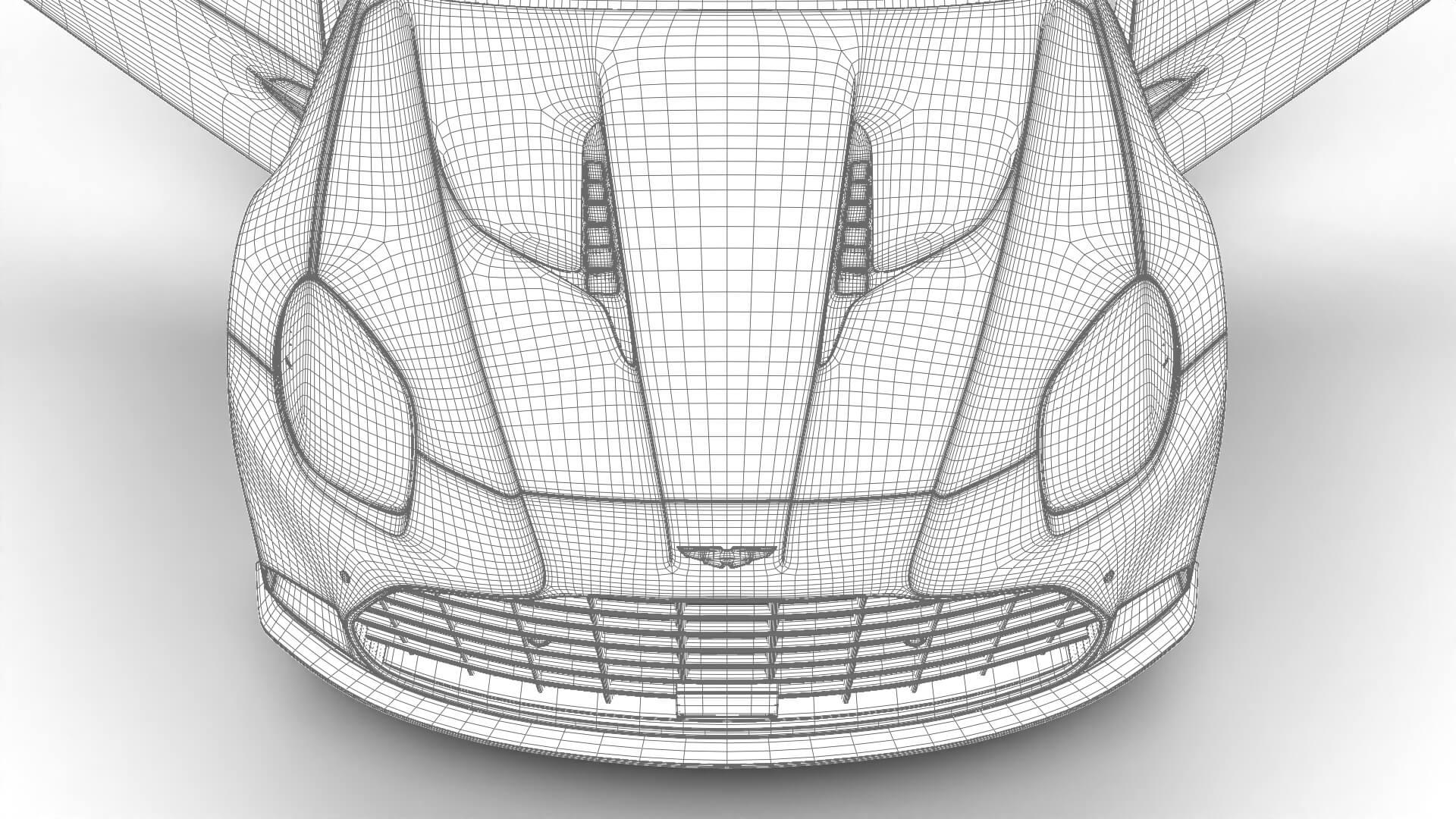 Aston Martin Vanquish Volante 2026 HQ 3D Model