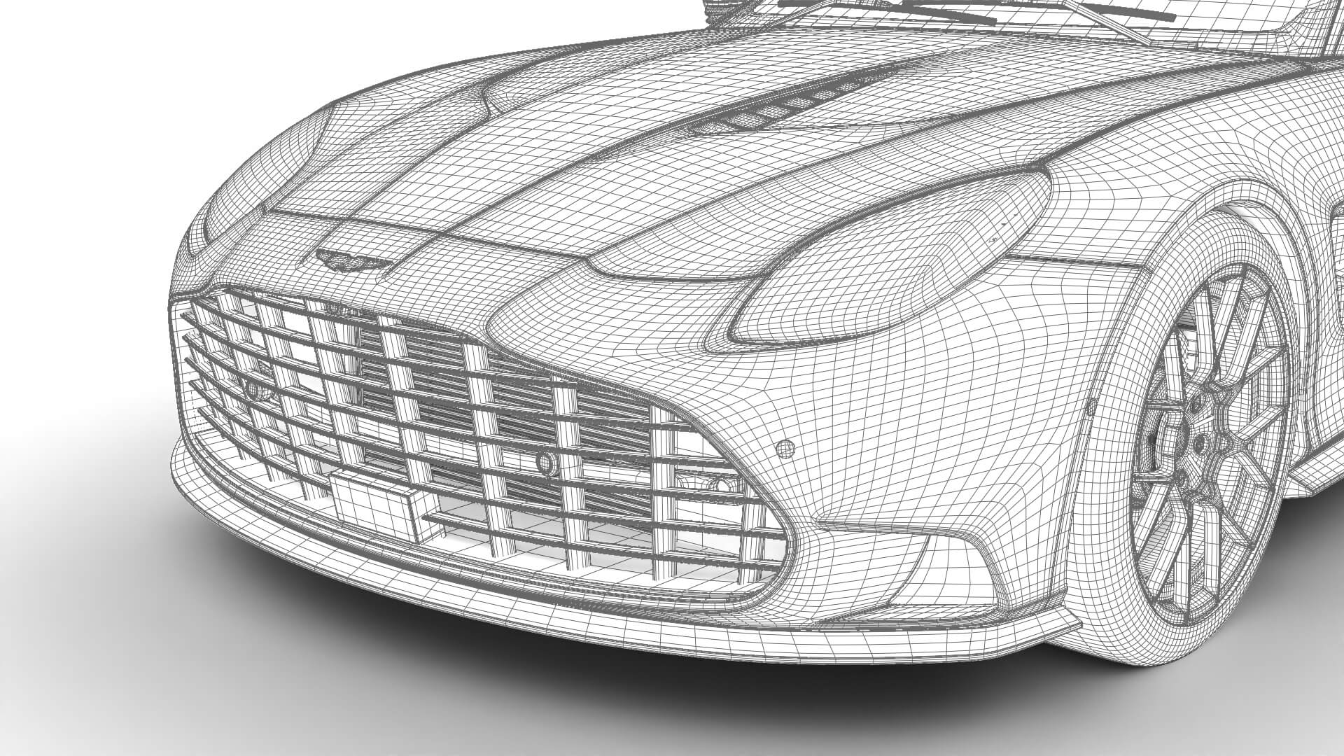 Aston Martin Vanquish Volante 2026 3D Model