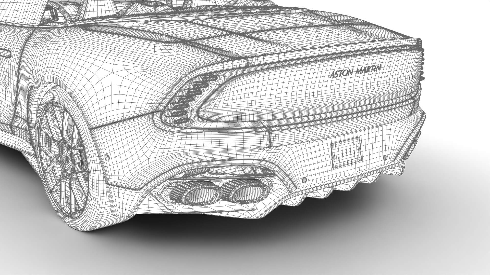 Aston Martin Vanquish Volante 2026 3D Model