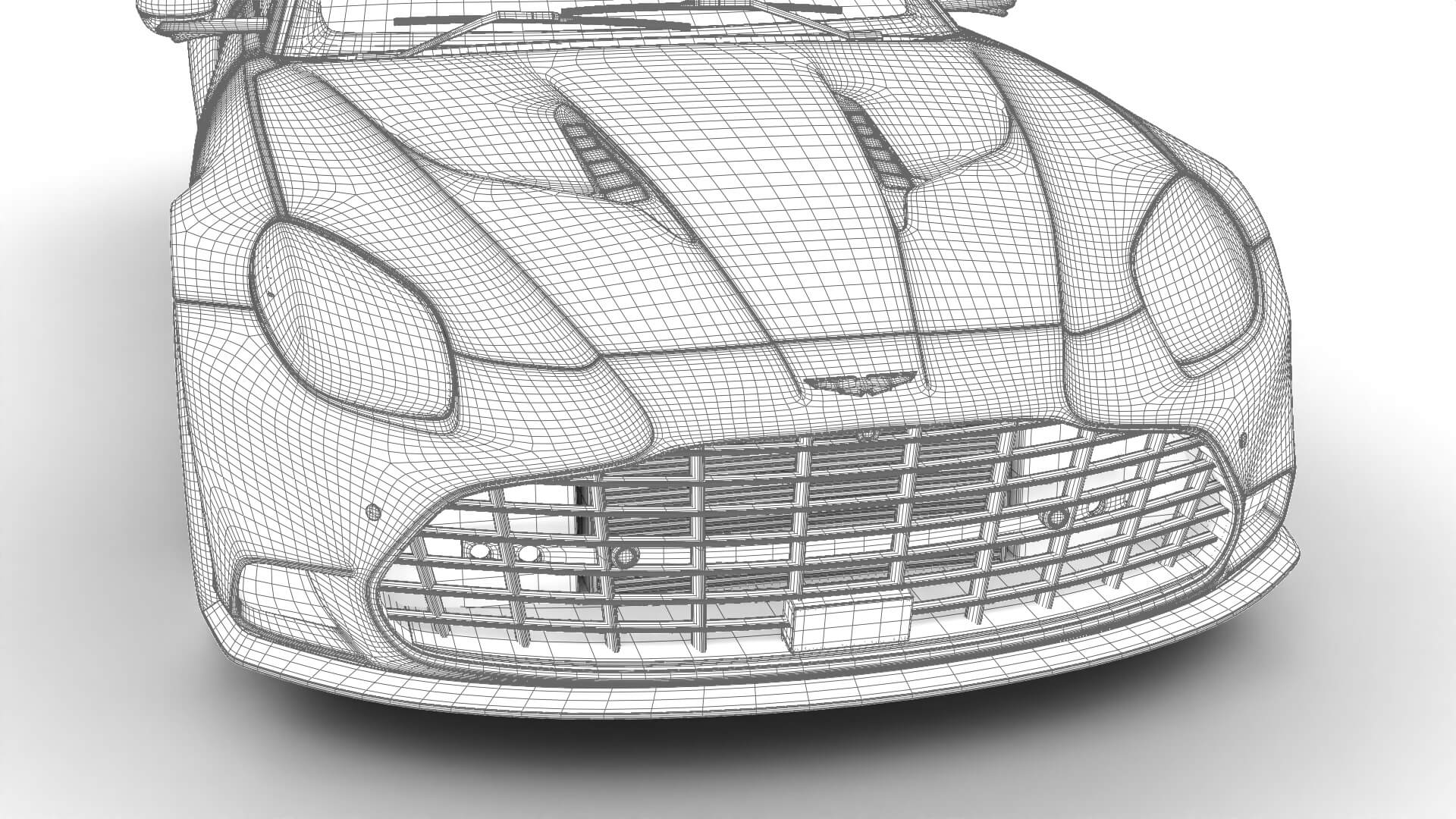 Aston Martin Vanquish Volante 2026 3D Model