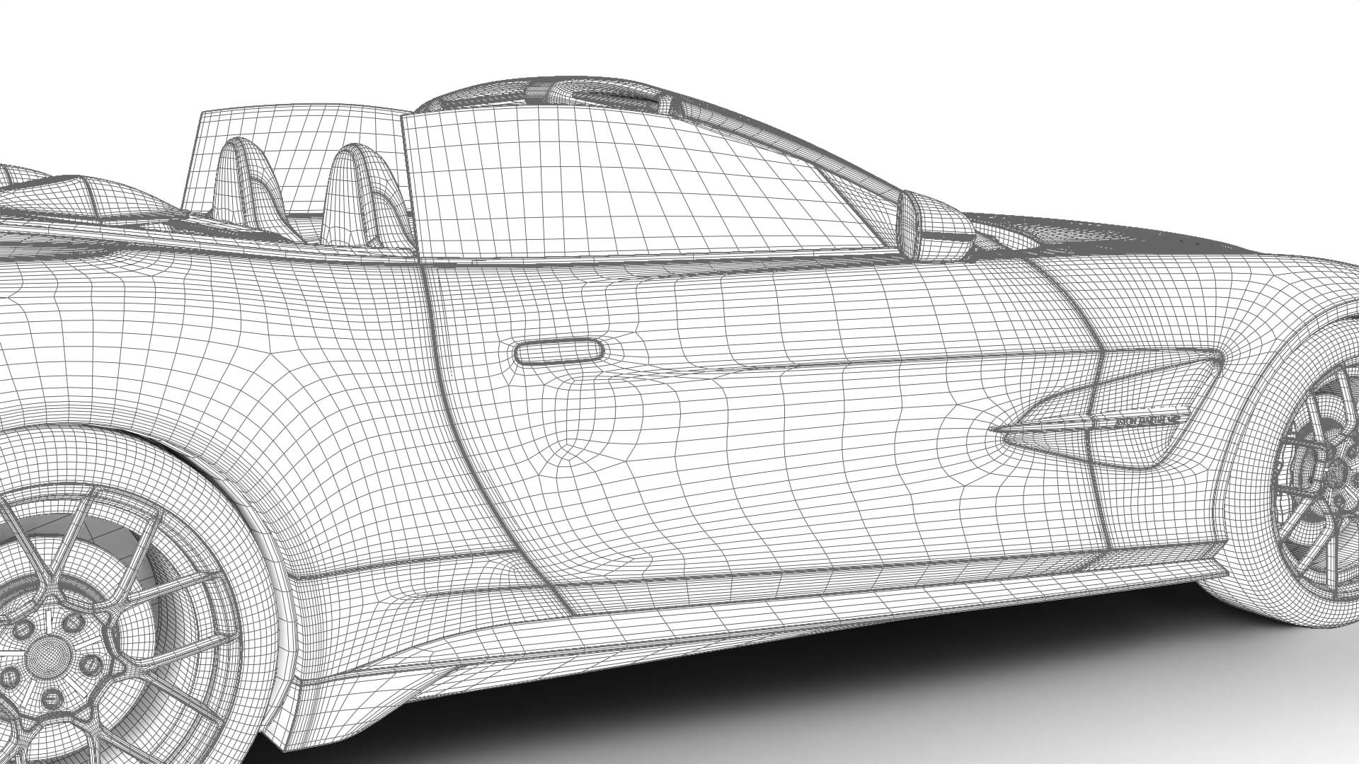 Aston Martin Vanquish Volante 2026 3D Model