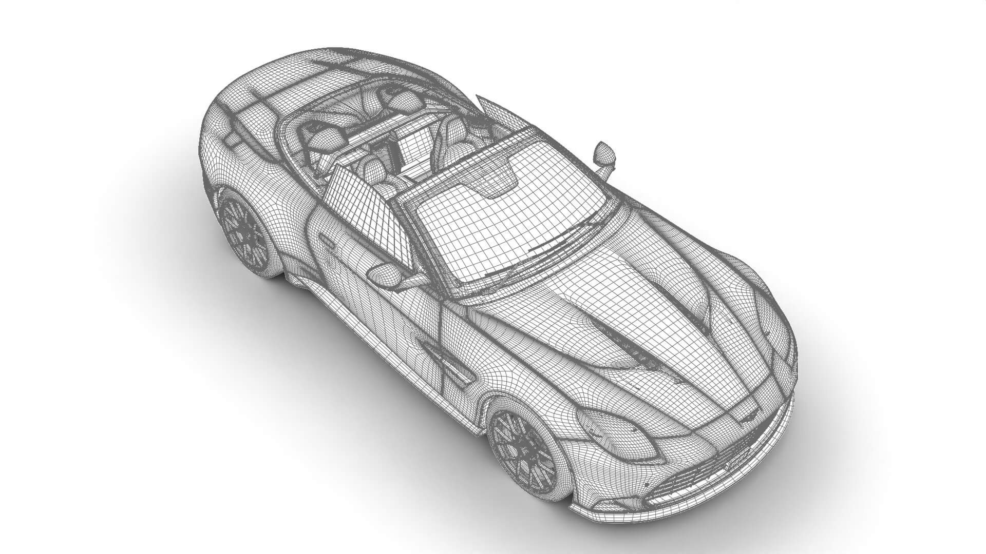 Aston Martin Vanquish Volante 2026 3D Model
