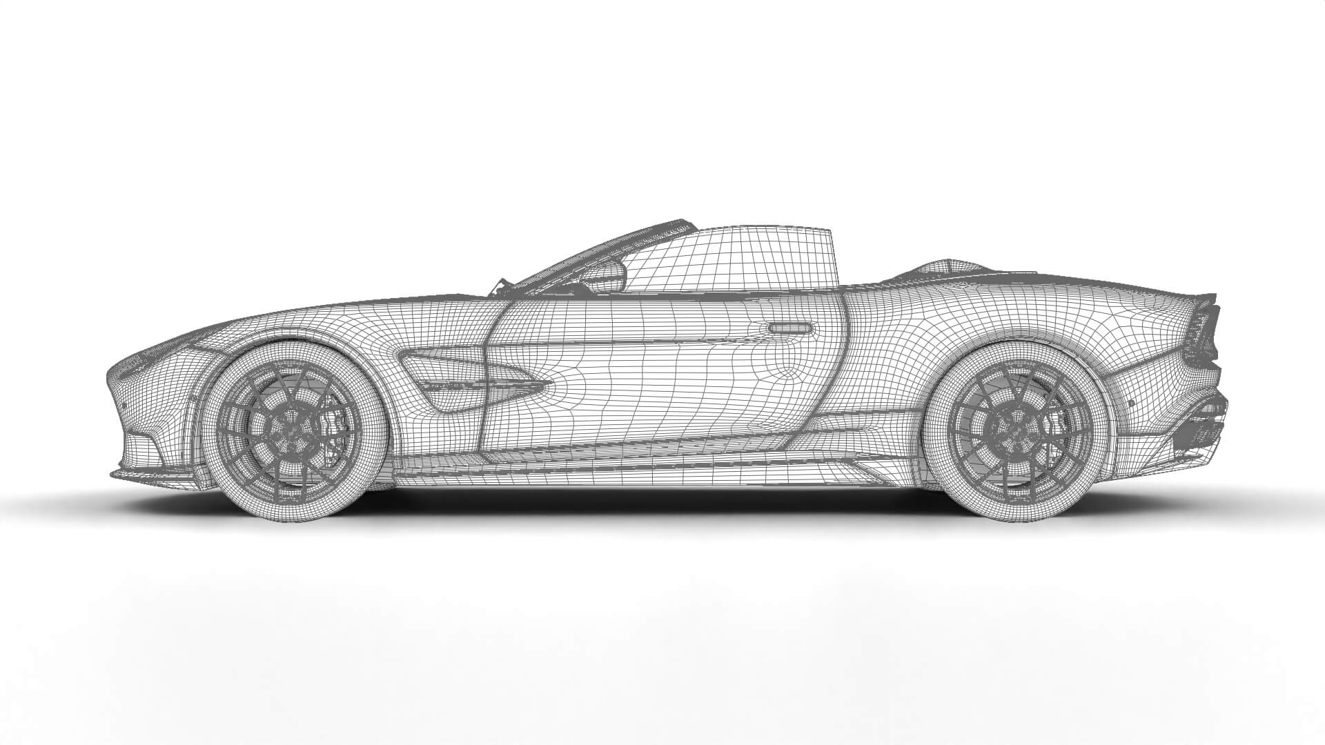 Aston Martin Vanquish Volante 2026 3D Model