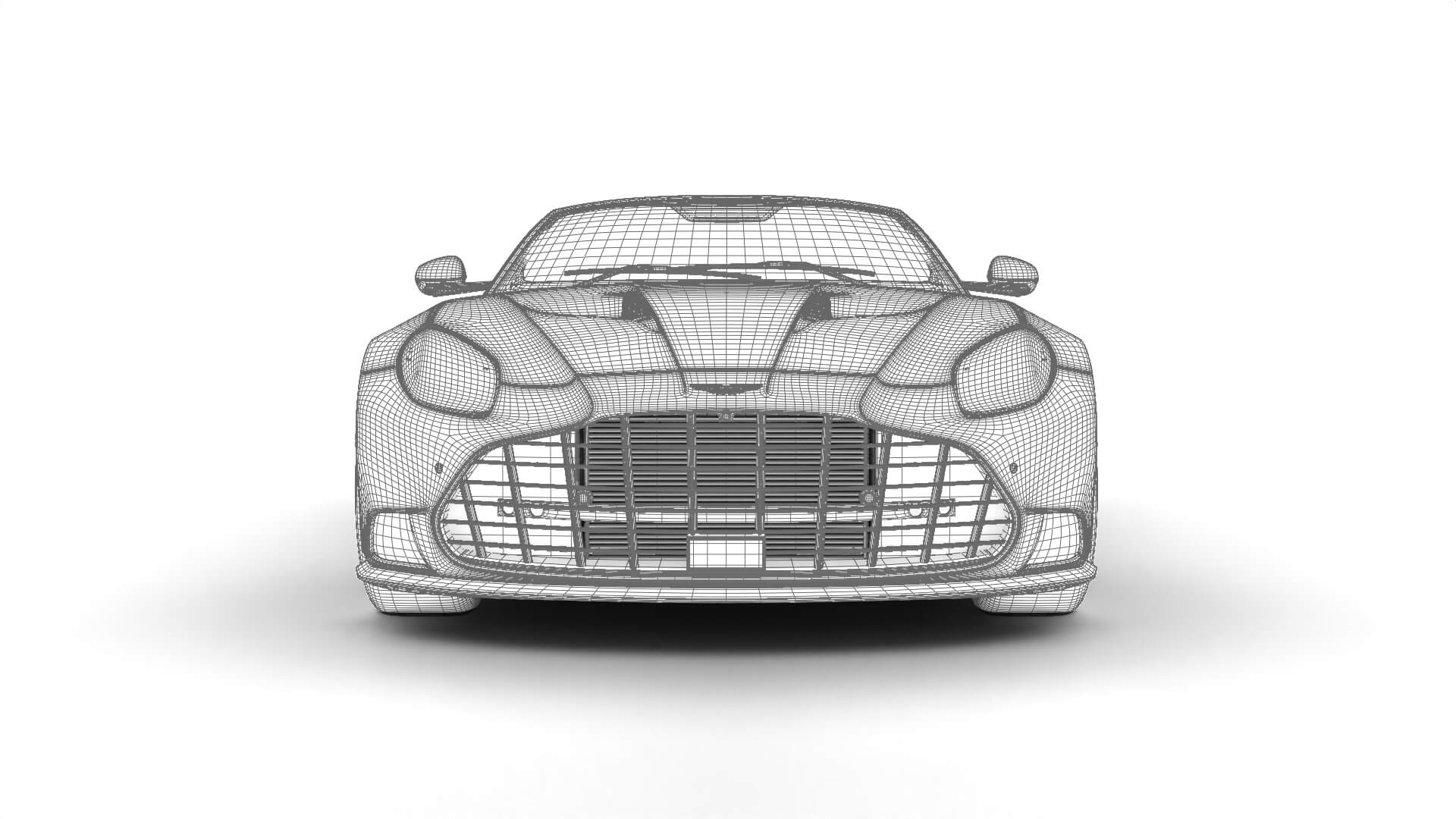 Aston Martin Vanquish Volante 2026 3D Model
