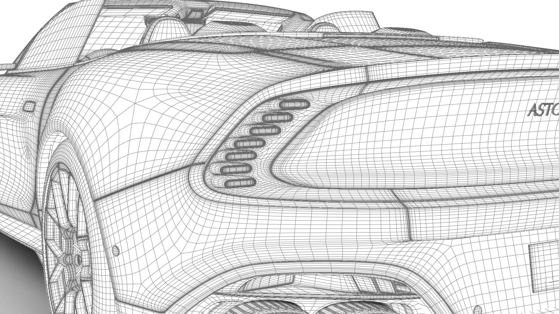 Aston Martin Vanquish Volante 2026 3D Model