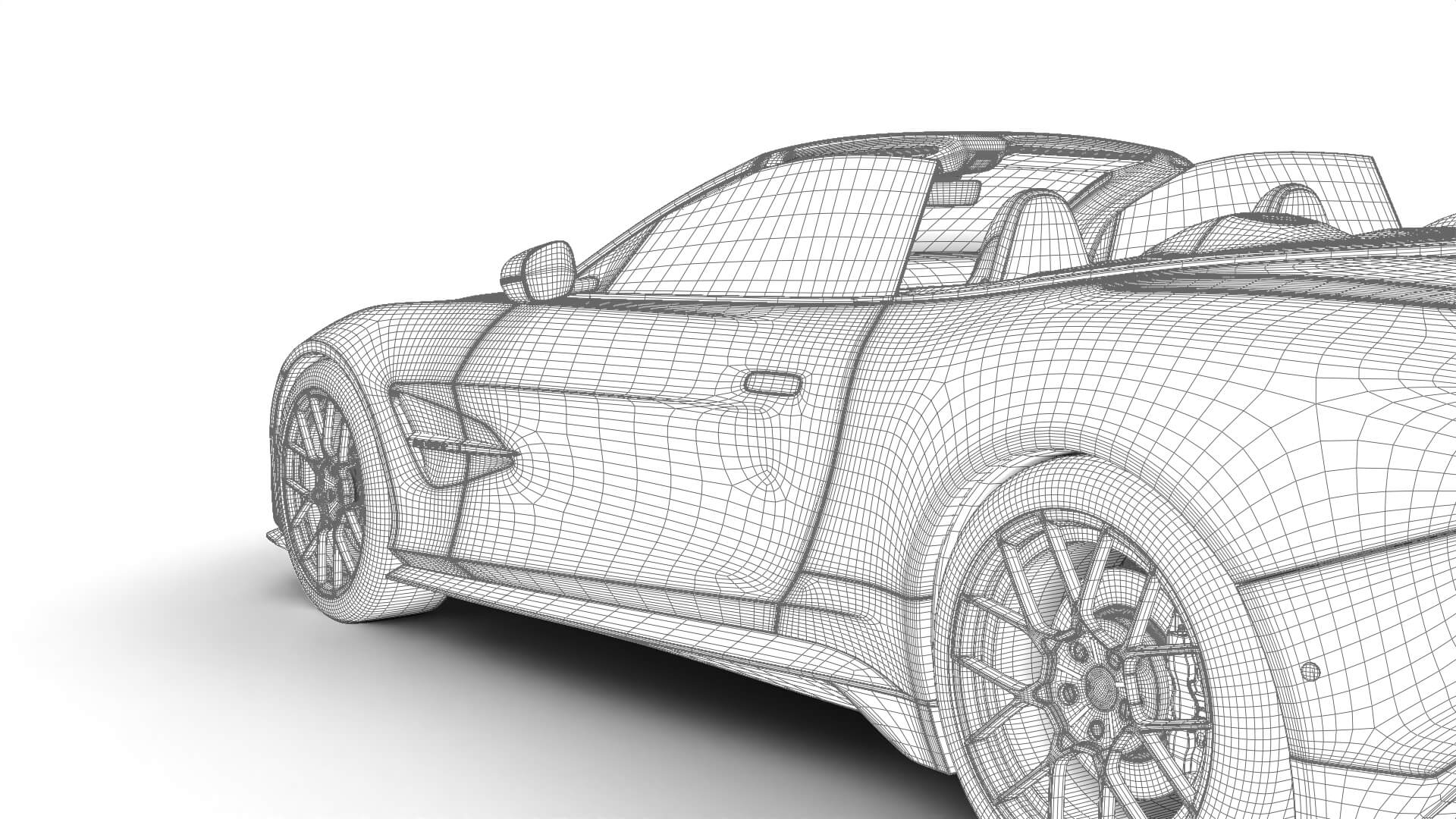 Aston Martin Vanquish Volante 2026 3D Model