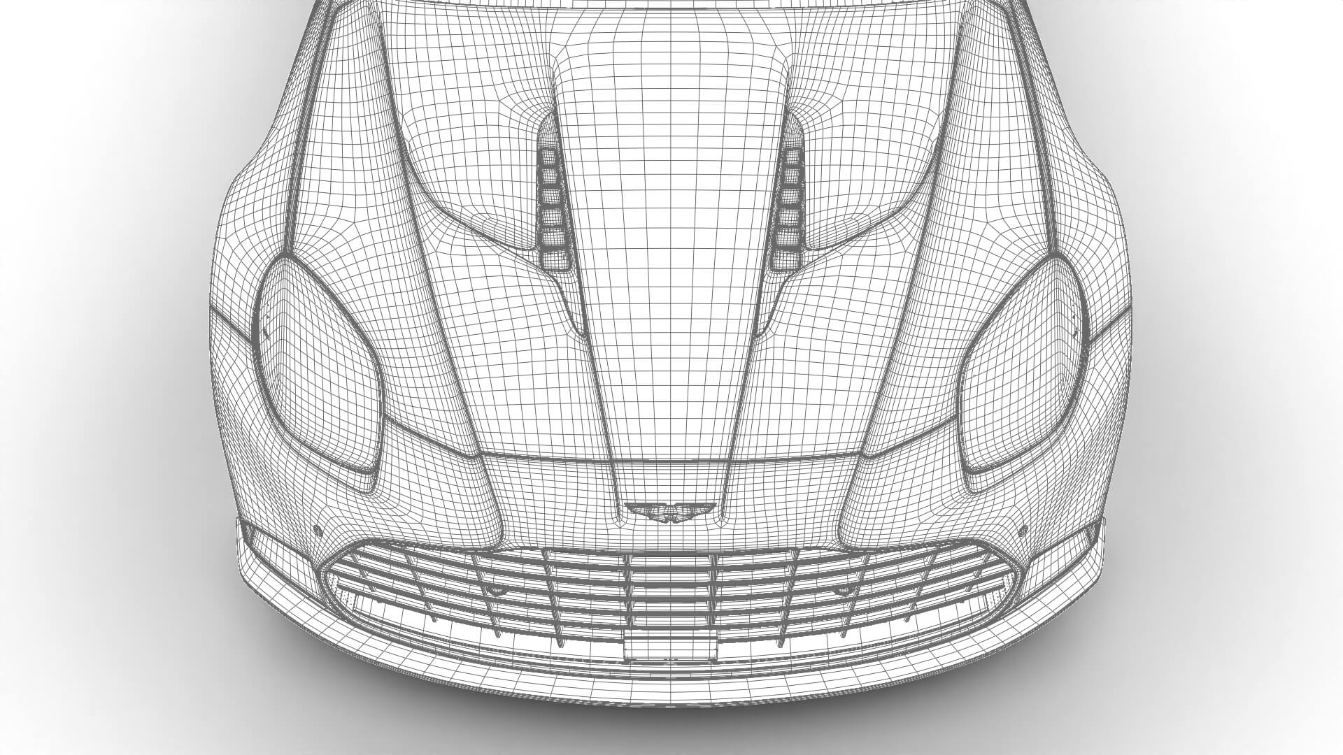 Aston Martin Vanquish Volante 2026 3D Model