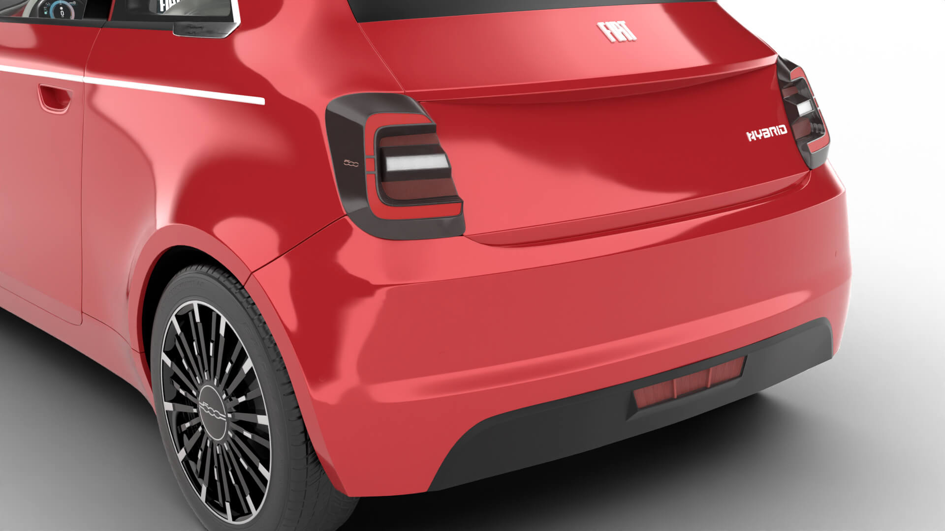 Fiat 500 Hybrid Cabrio 2026 3D Model