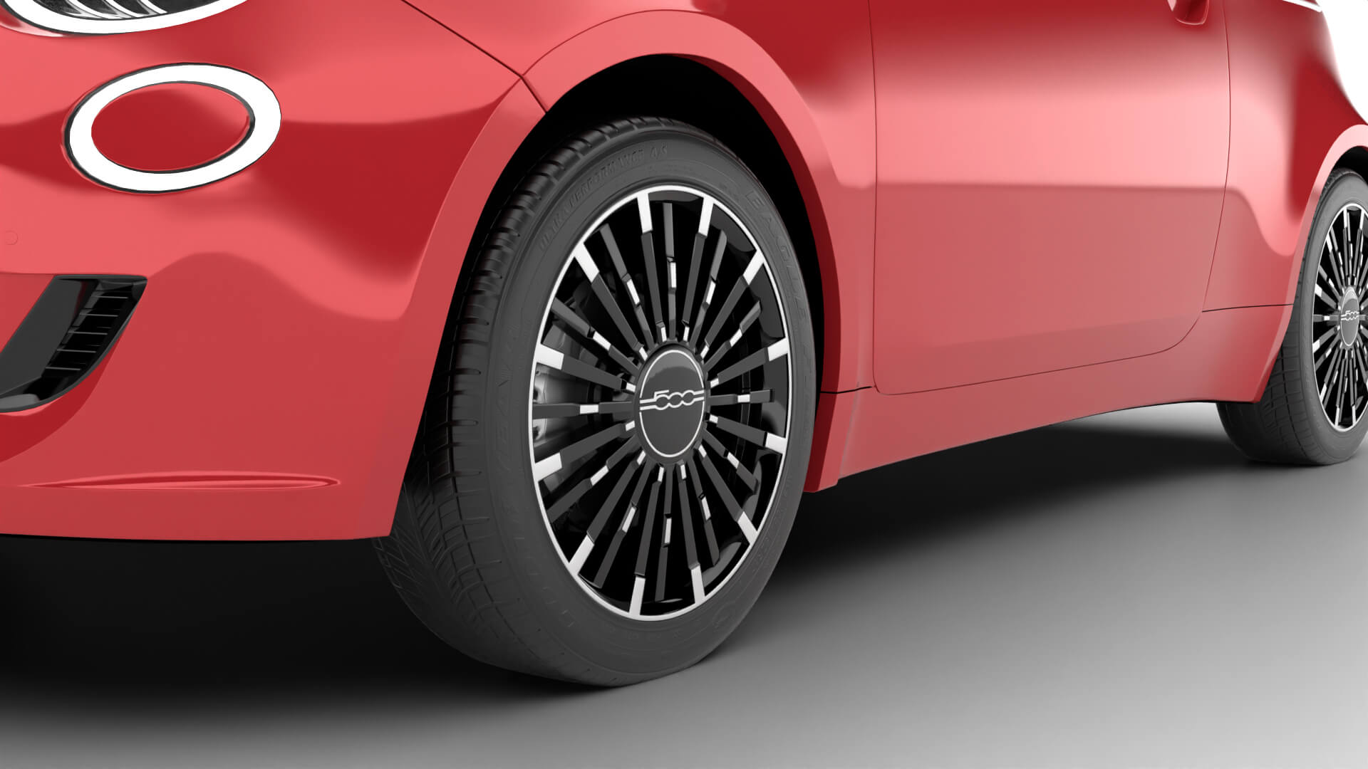 Fiat 500 Hybrid Cabrio 2026 3D Model