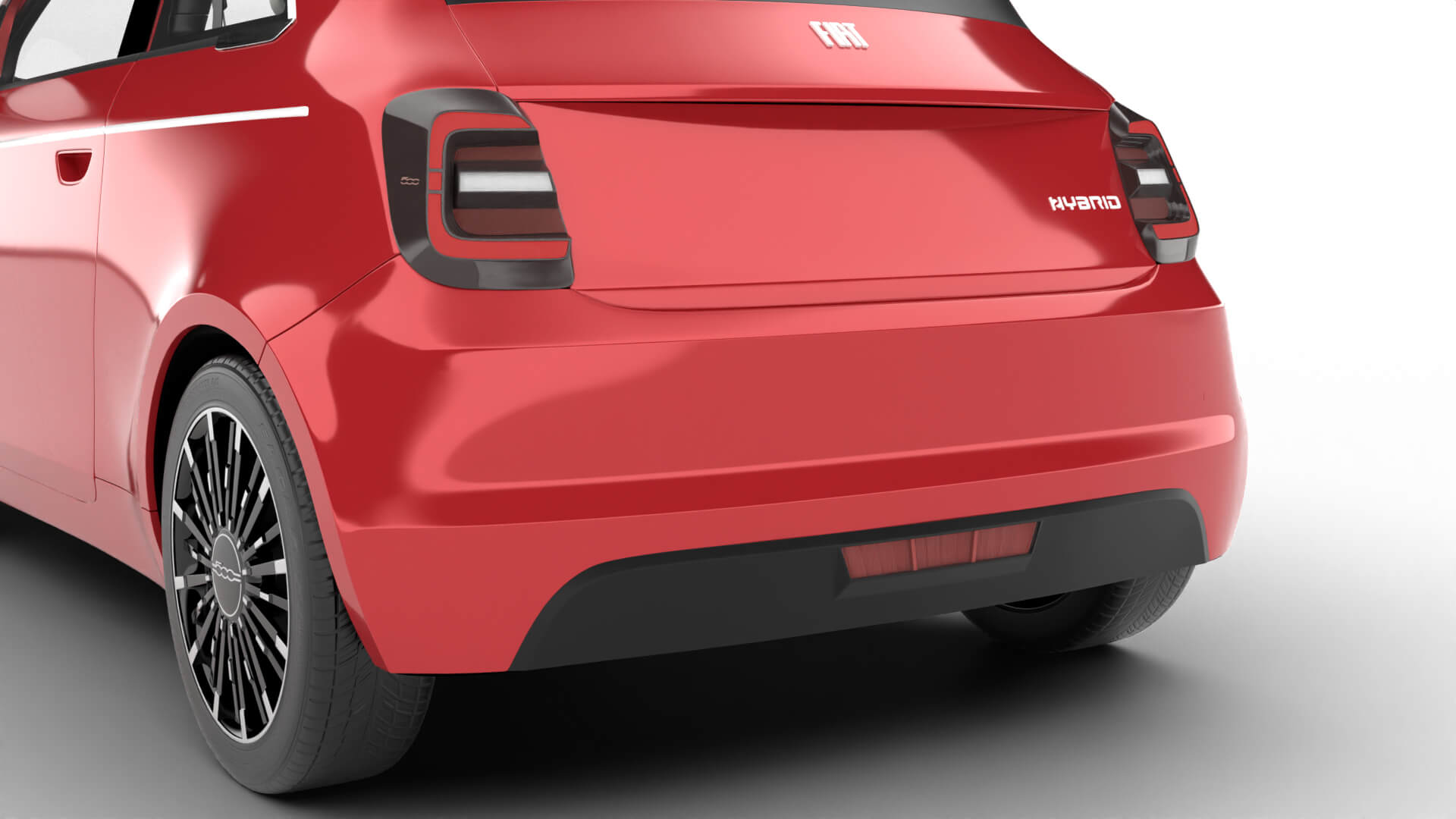 Fiat 500 Hybrid Cabrio 2026 3D Model