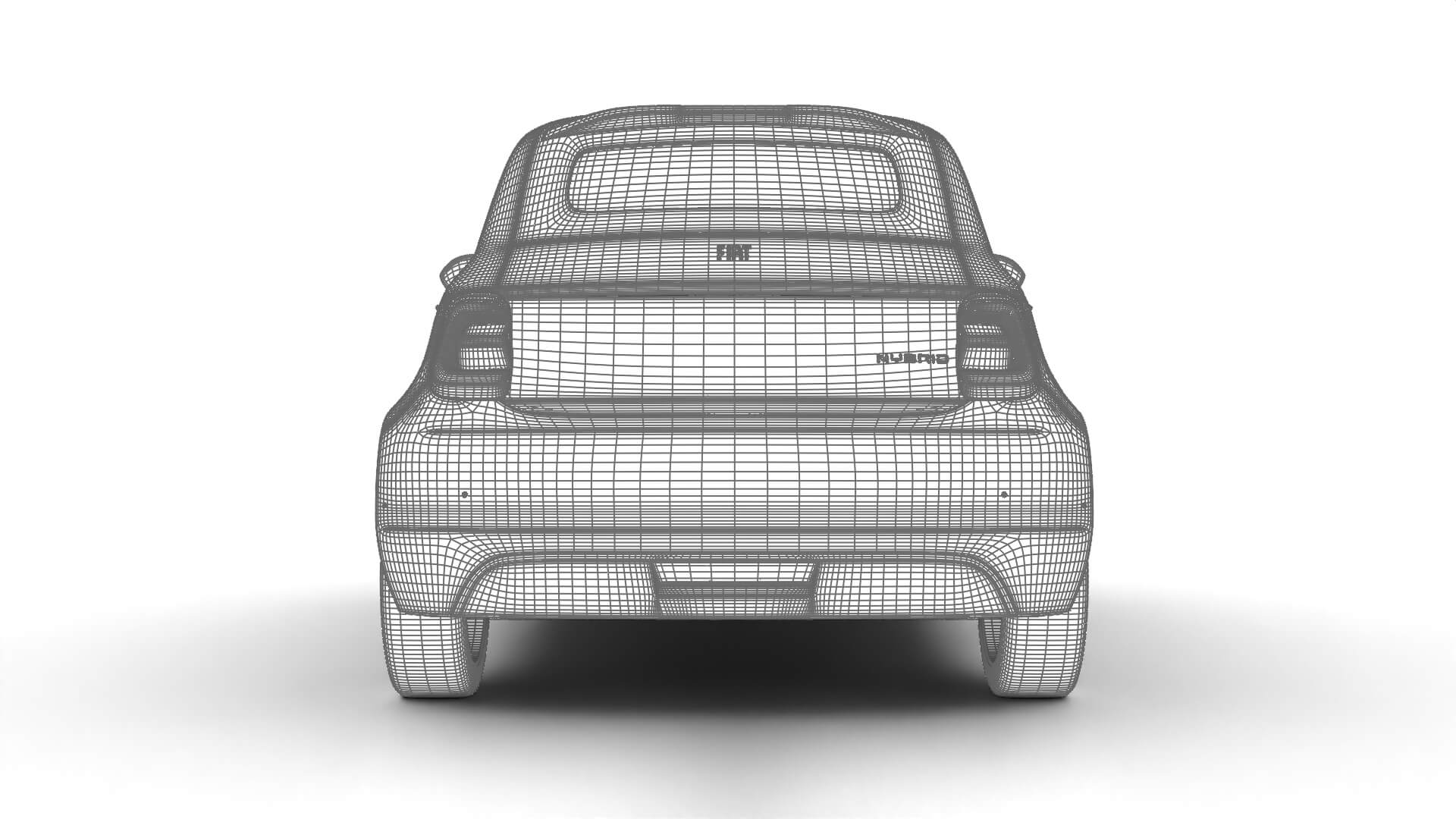Fiat 500 Hybrid Cabrio 2026 3D Model