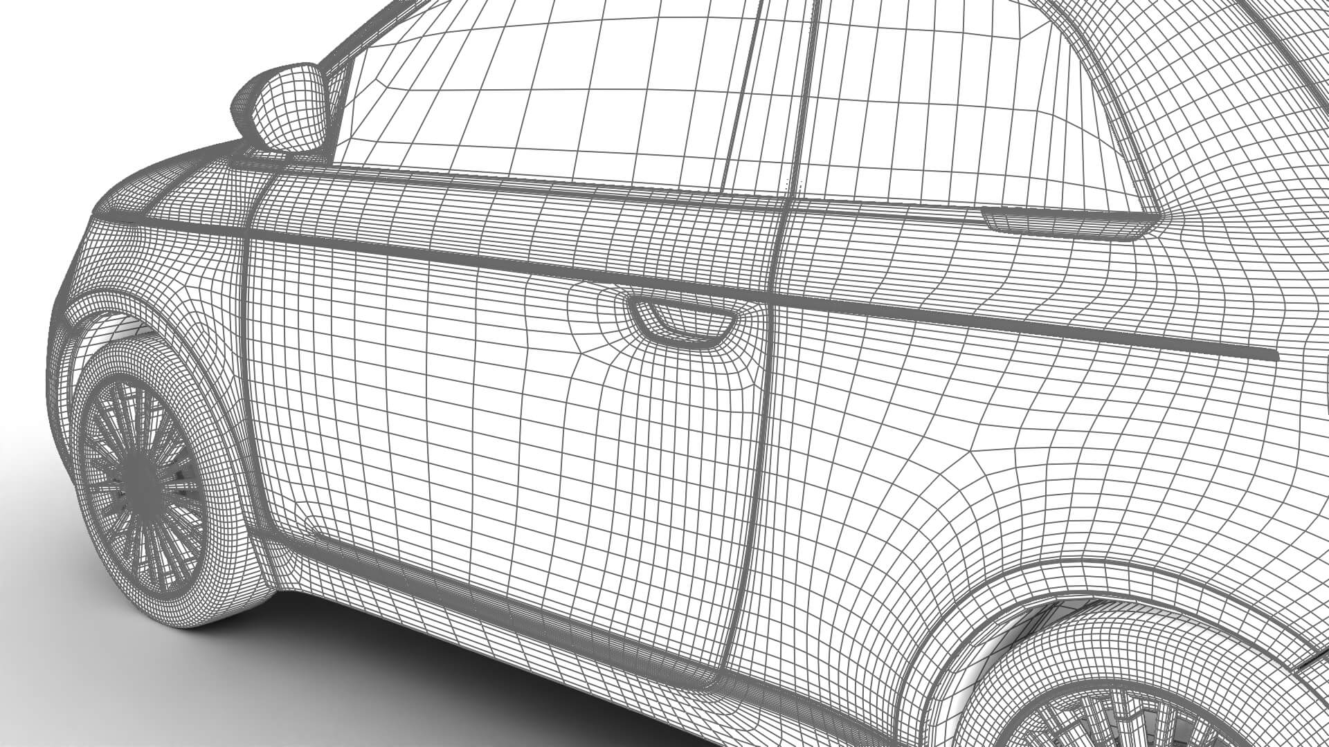 Fiat 500 Hybrid Cabrio 2026 3D Model