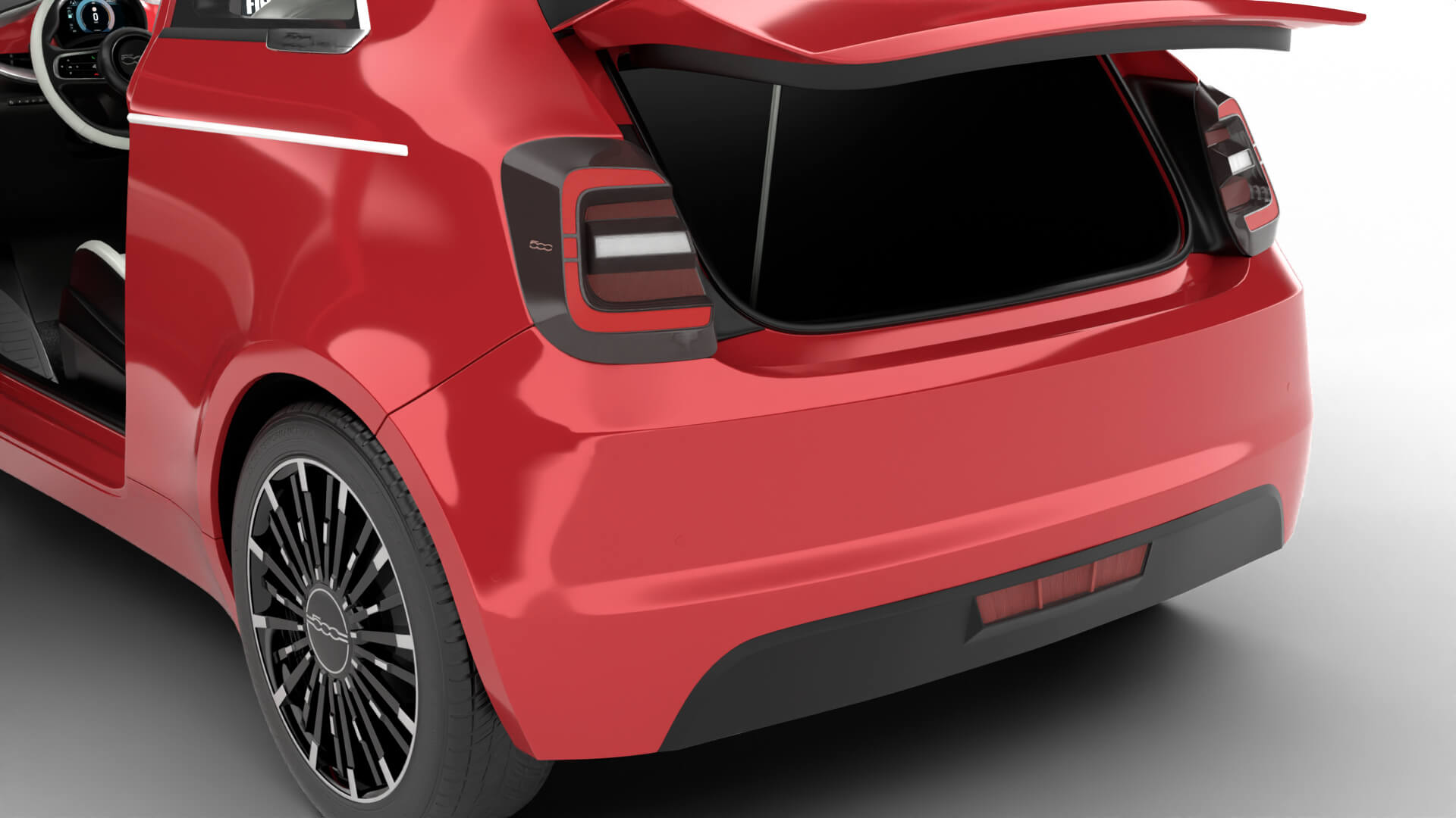 Fiat 500 Hybrid Cabrio 2026 HQ 3D Model