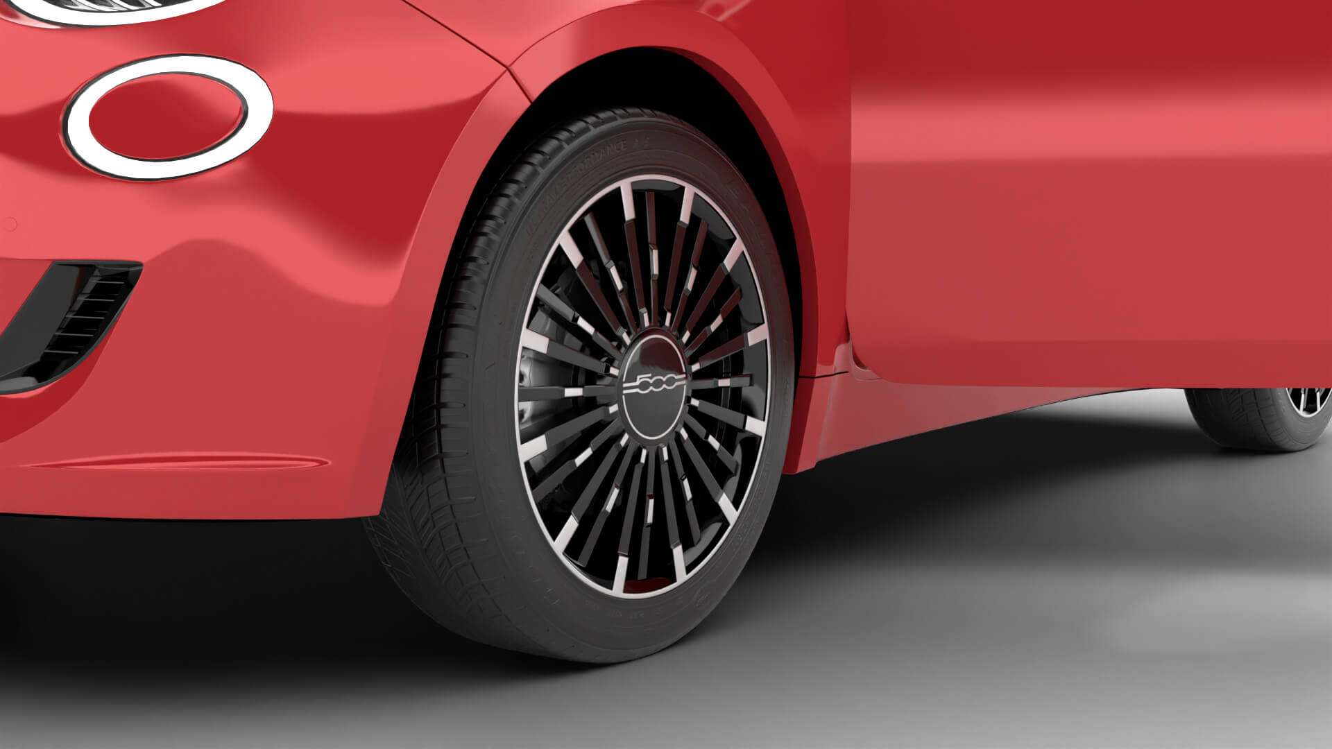 Fiat 500 Hybrid Cabrio 2026 HQ 3D Model