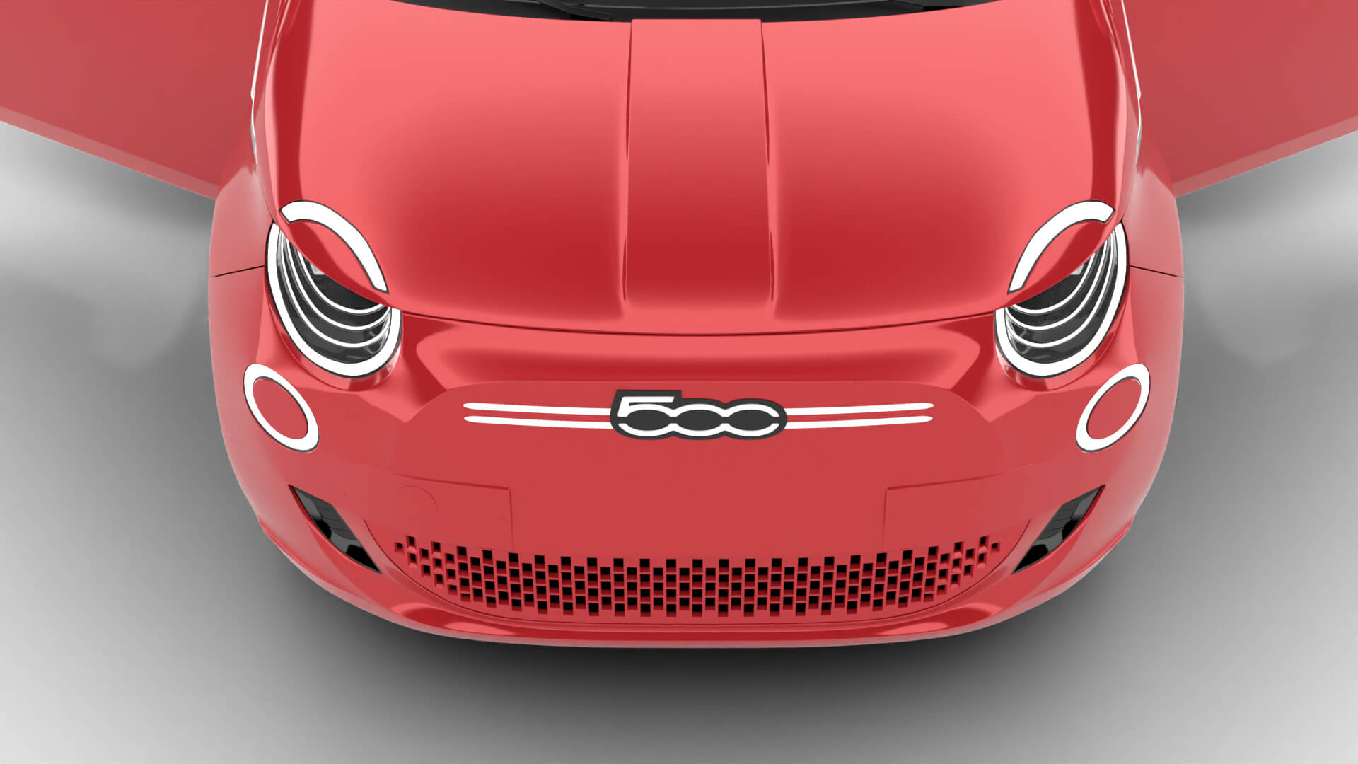 Fiat 500 Hybrid Cabrio 2026 HQ 3D Model