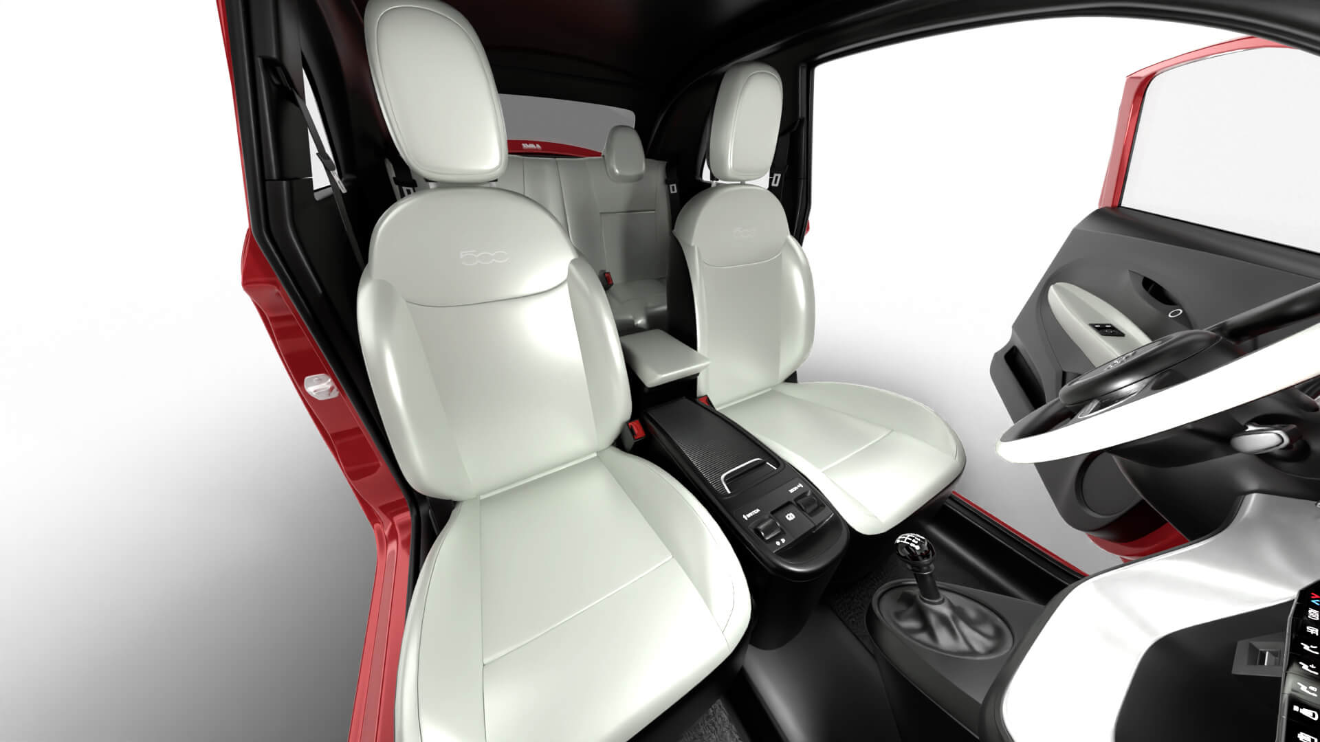 Fiat 500 Hybrid Cabrio 2026 HQ 3D Model