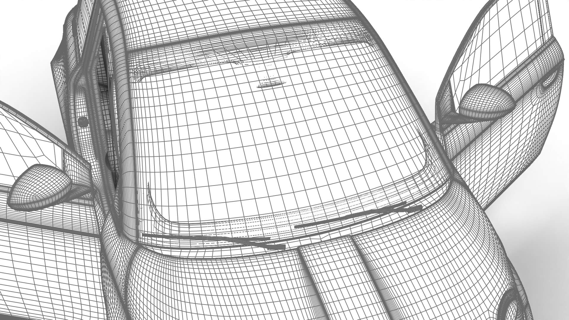 Fiat 500 Hybrid Cabrio 2026 HQ 3D Model