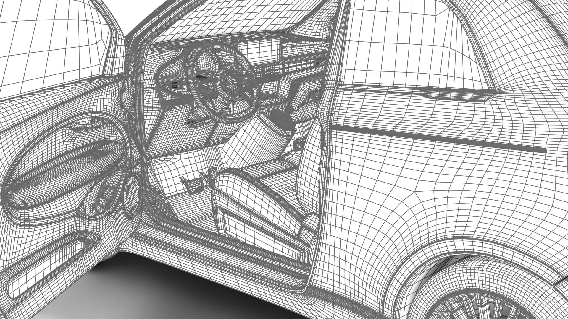 Fiat 500 Hybrid Cabrio 2026 HQ 3D Model