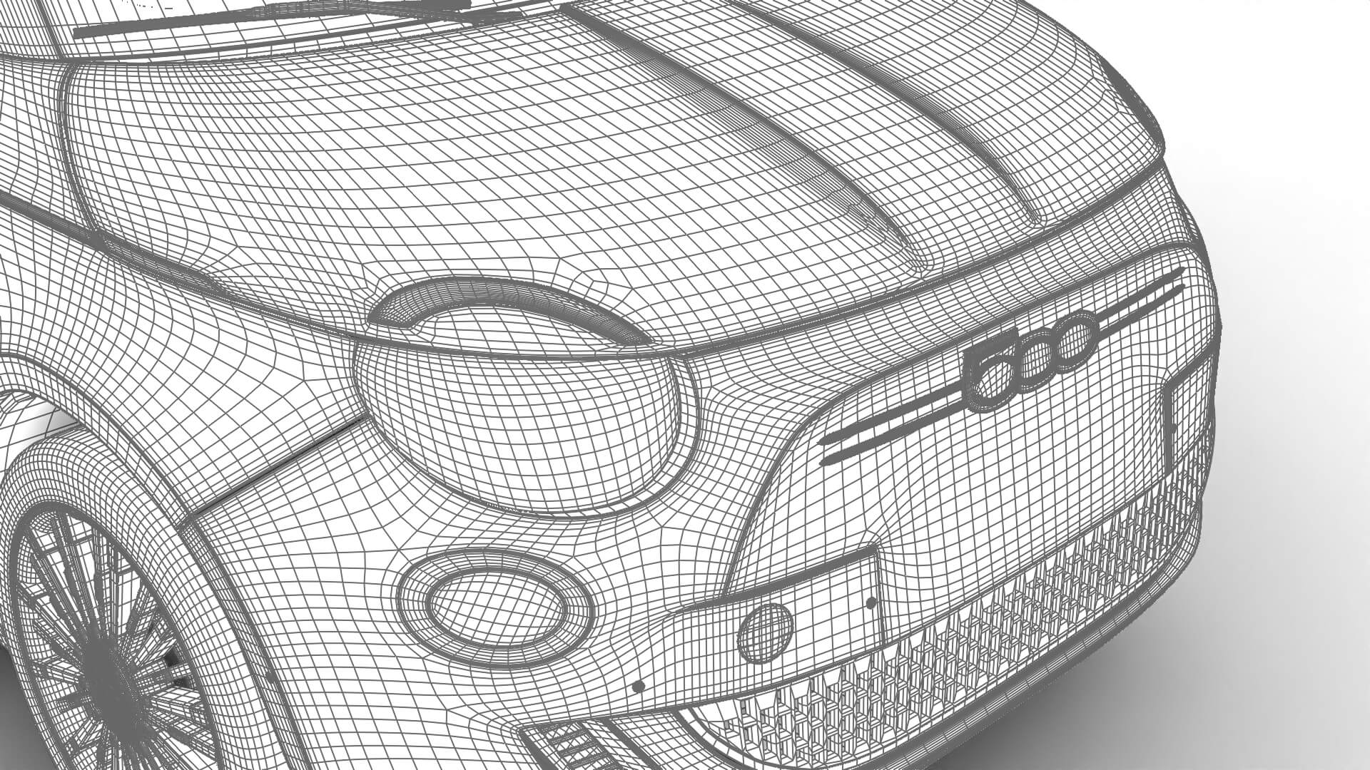 Fiat 500 Hybrid Cabrio 2026 HQ 3D Model