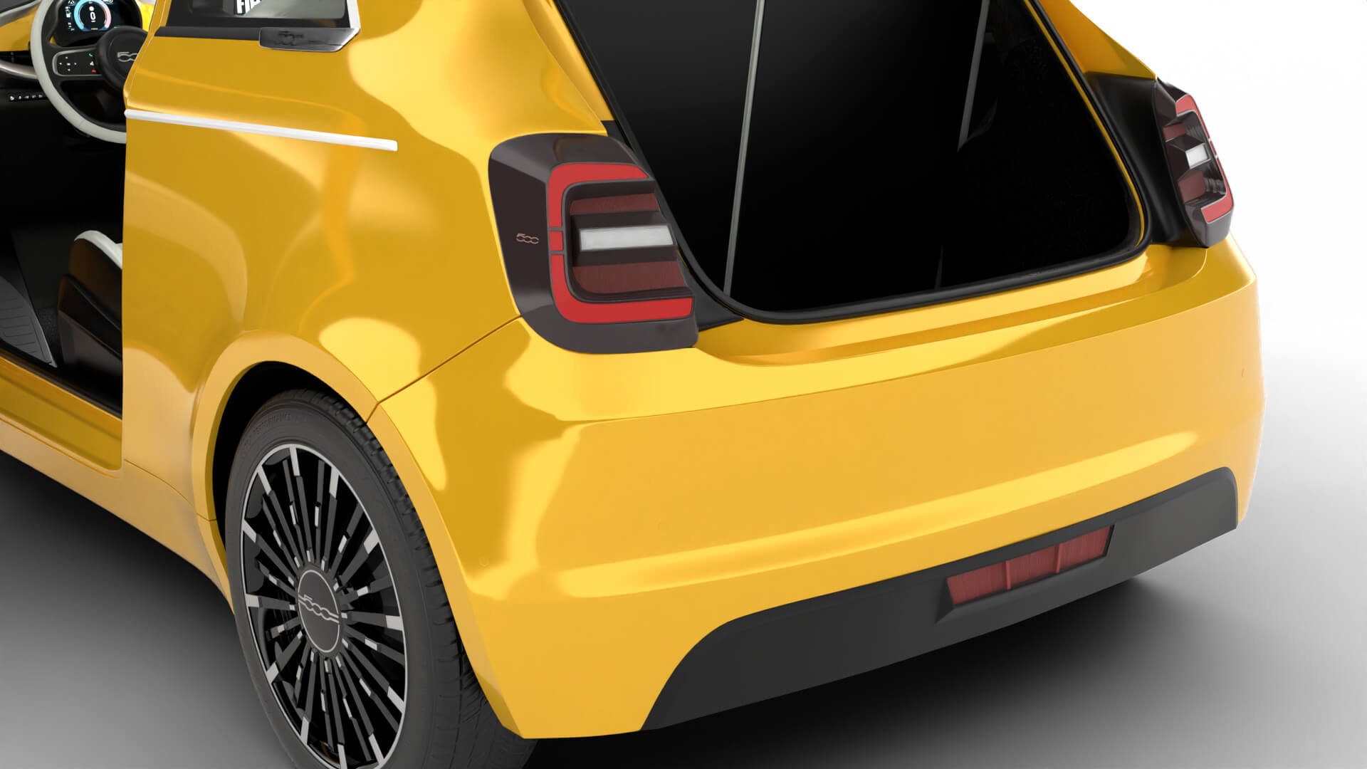 Fiat 500 Hybrid Cabrio 2026 HQ 3D Model