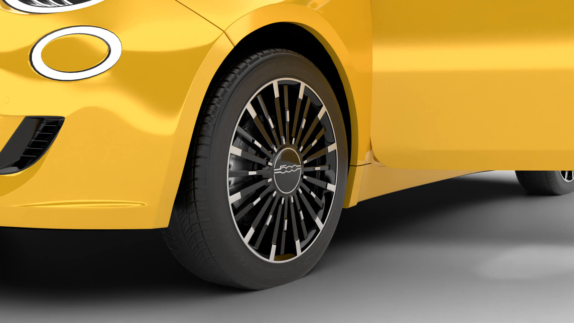 Fiat 500 Hybrid Cabrio 2026 HQ 3D Model