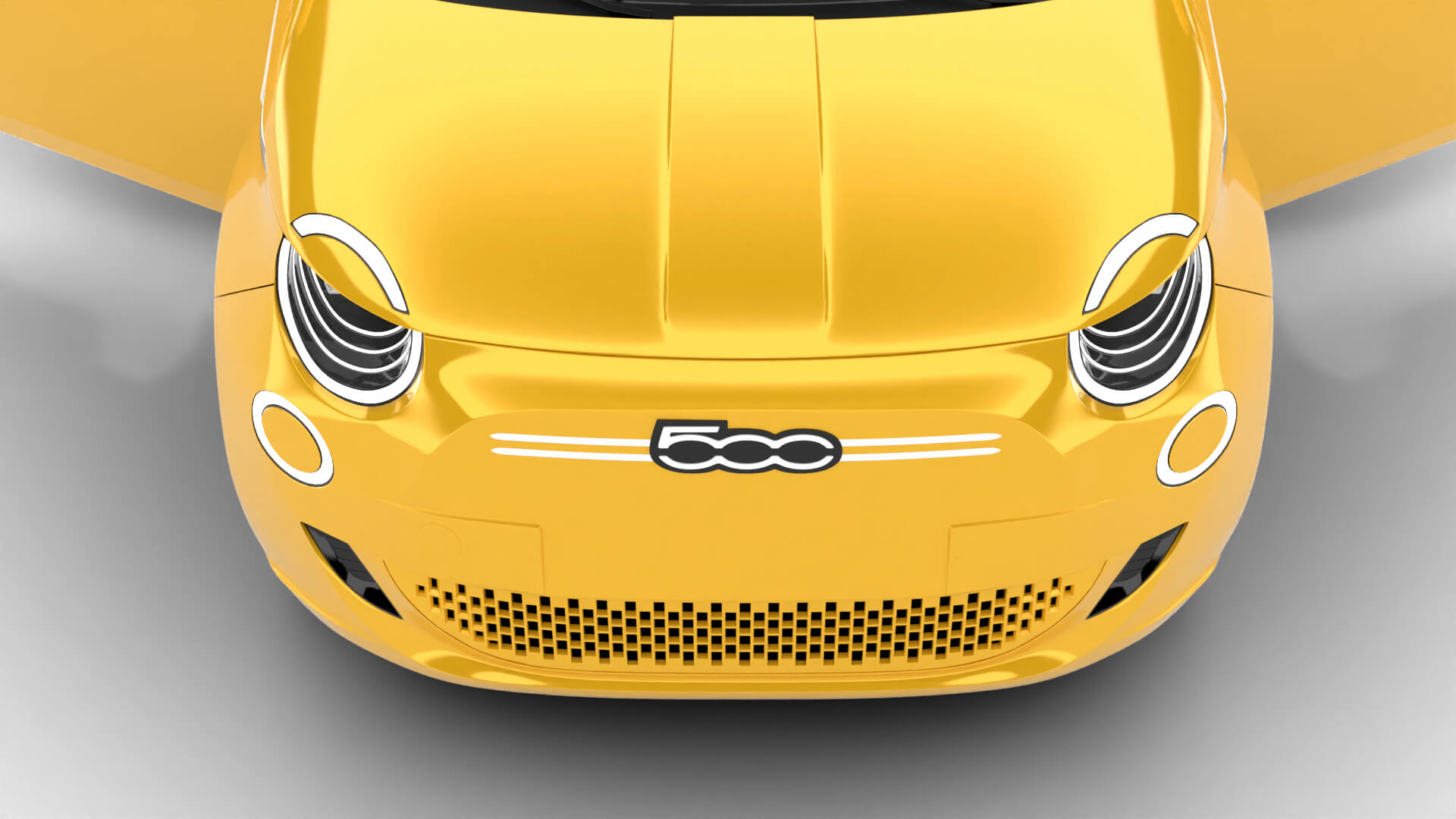 Fiat 500 Hybrid Cabrio 2026 HQ 3D Model