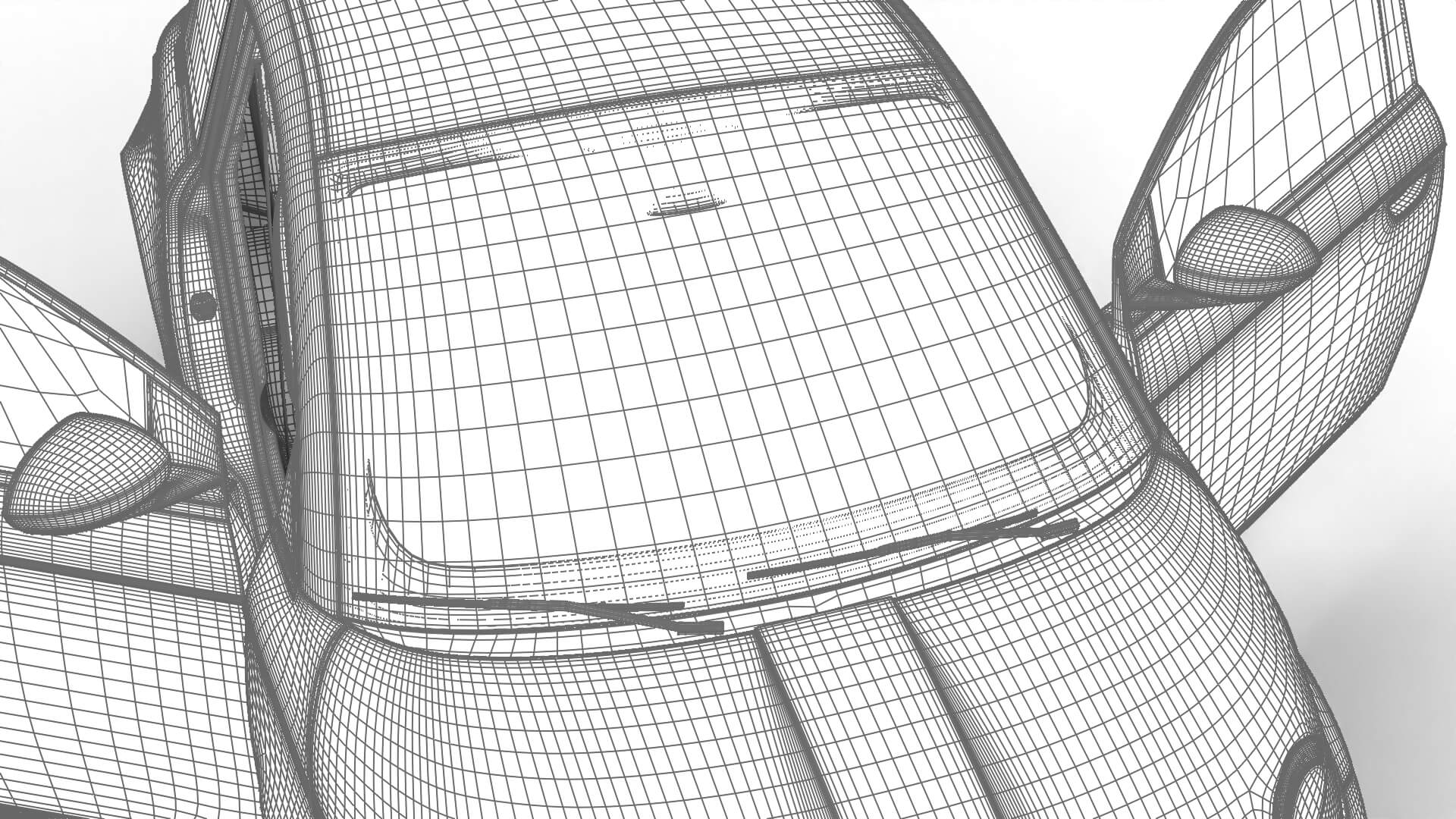 Fiat 500 Hybrid Cabrio 2026 HQ 3D Model