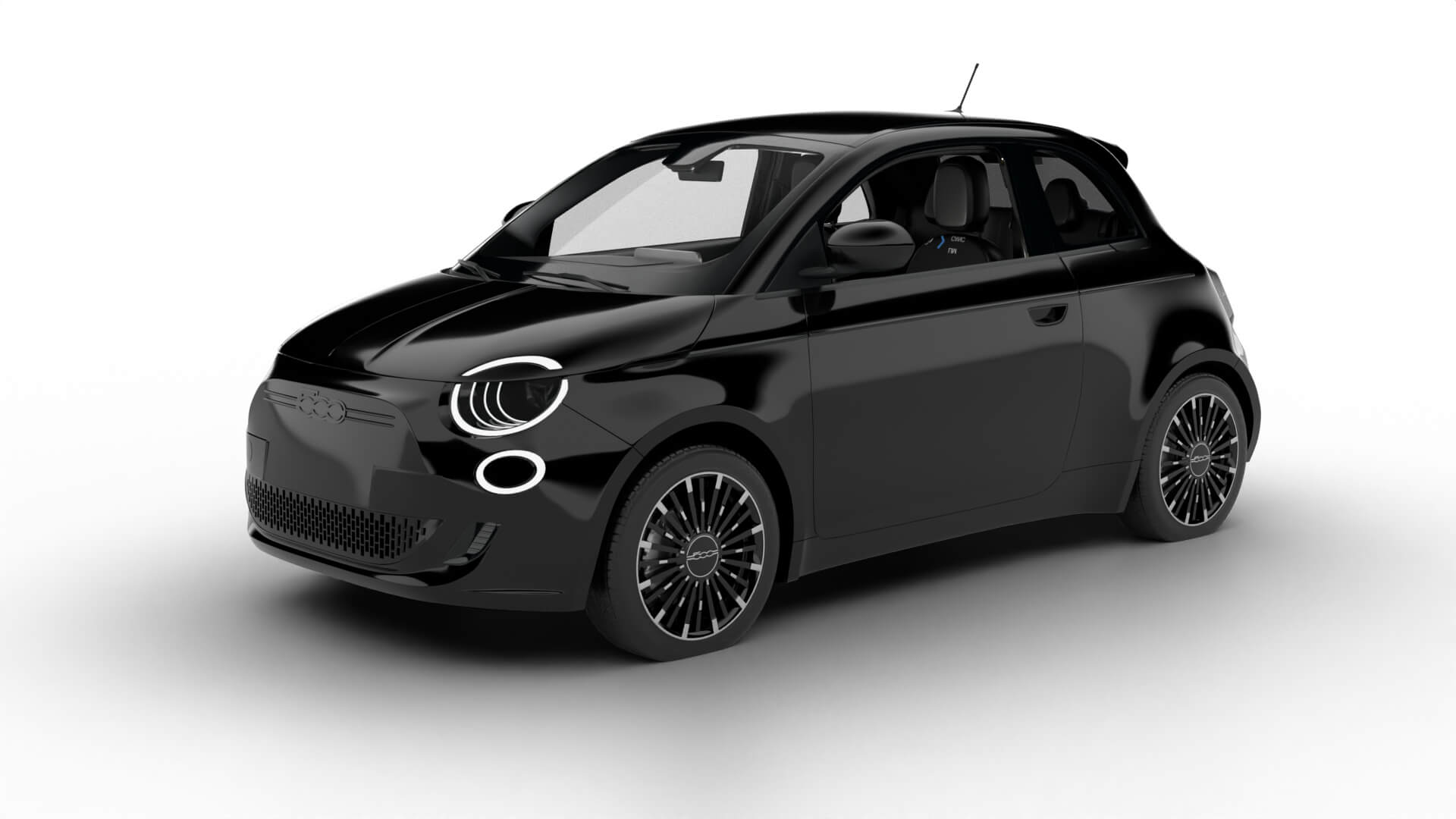 Fiat 500 Hybrid 2026 3D Model